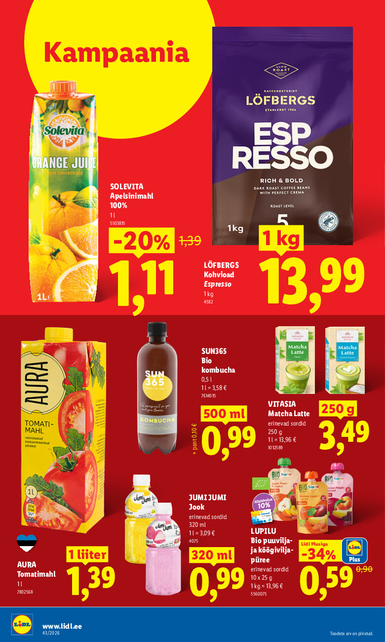 lidl - Kliendileht (2026-10-19 - 2026-10-25) - page: 22