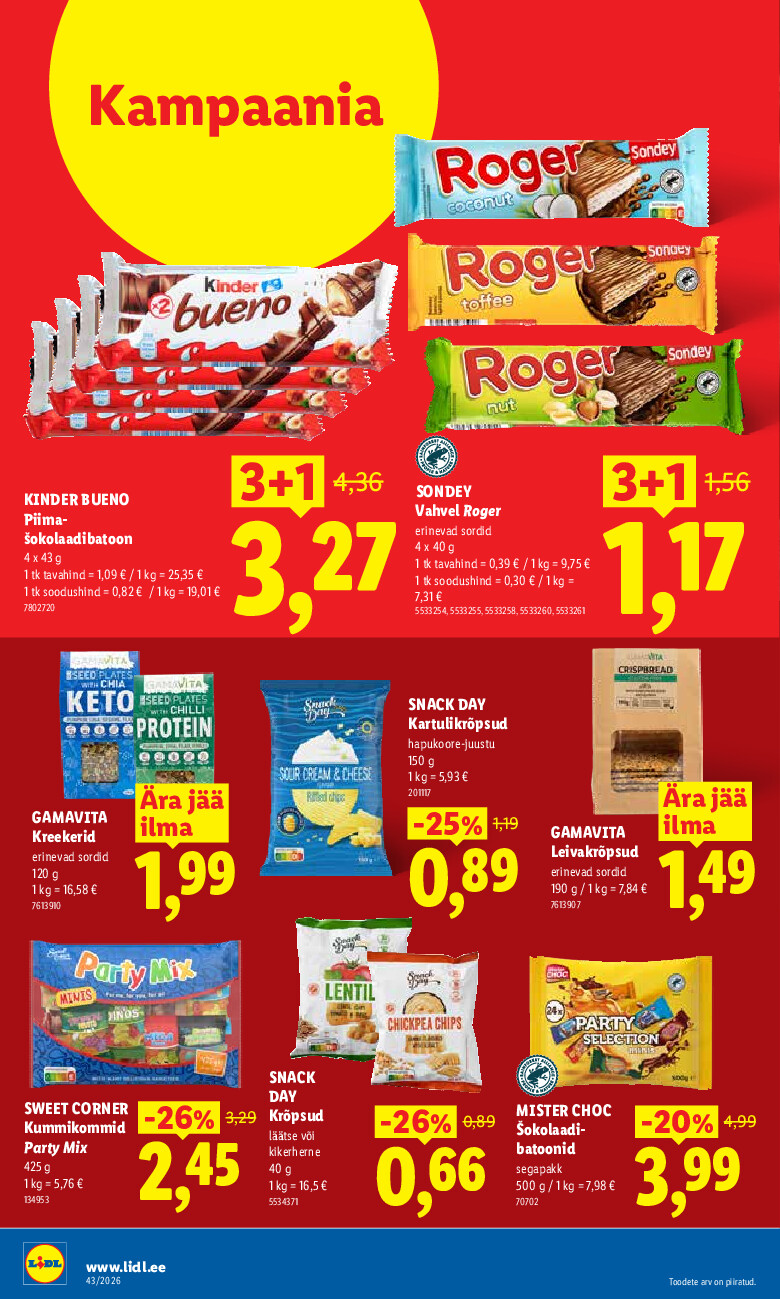 lidl - Kliendileht (2026-10-19 - 2026-10-25) - page: 26