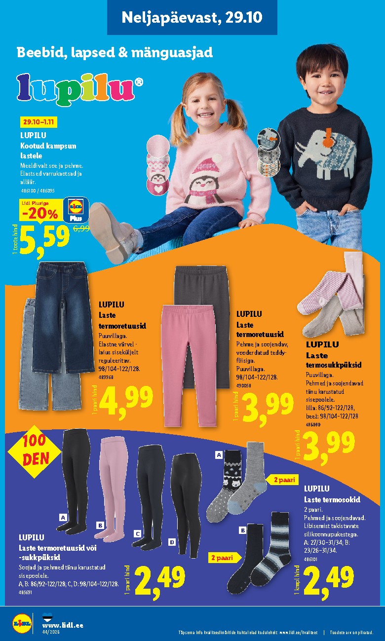lidl - Tööstuskaupade pakkumised (2026-10-26 - 2026-11-01) - page: 20