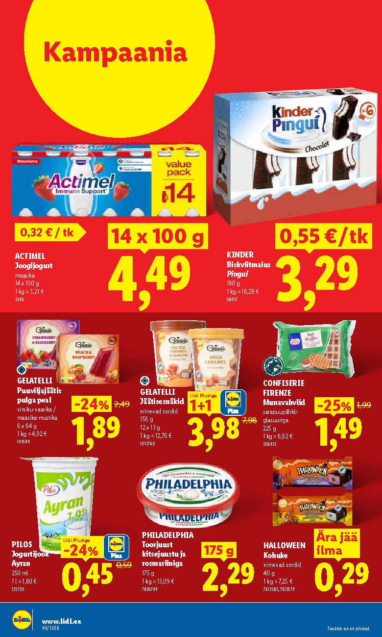 lidl - Kliendileht (2026-10-26 - 2026-11-01) - page: 14
