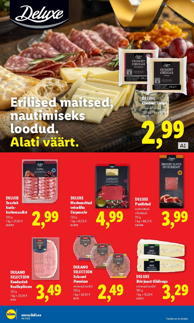 lidl - Kliendileht (2026-10-26 - 2026-11-01) - page: 20