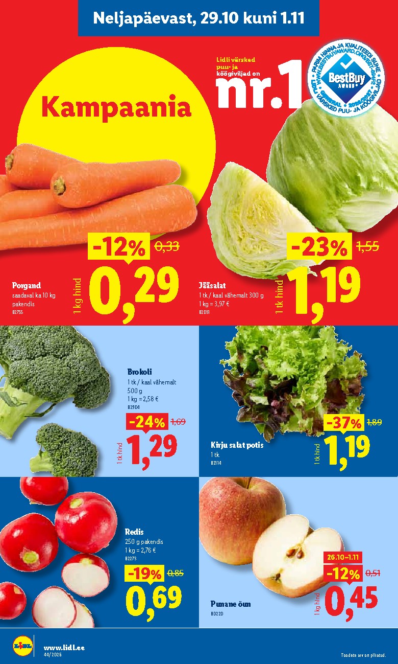 lidl - Kliendileht (2026-10-26 - 2026-11-01) - page: 36