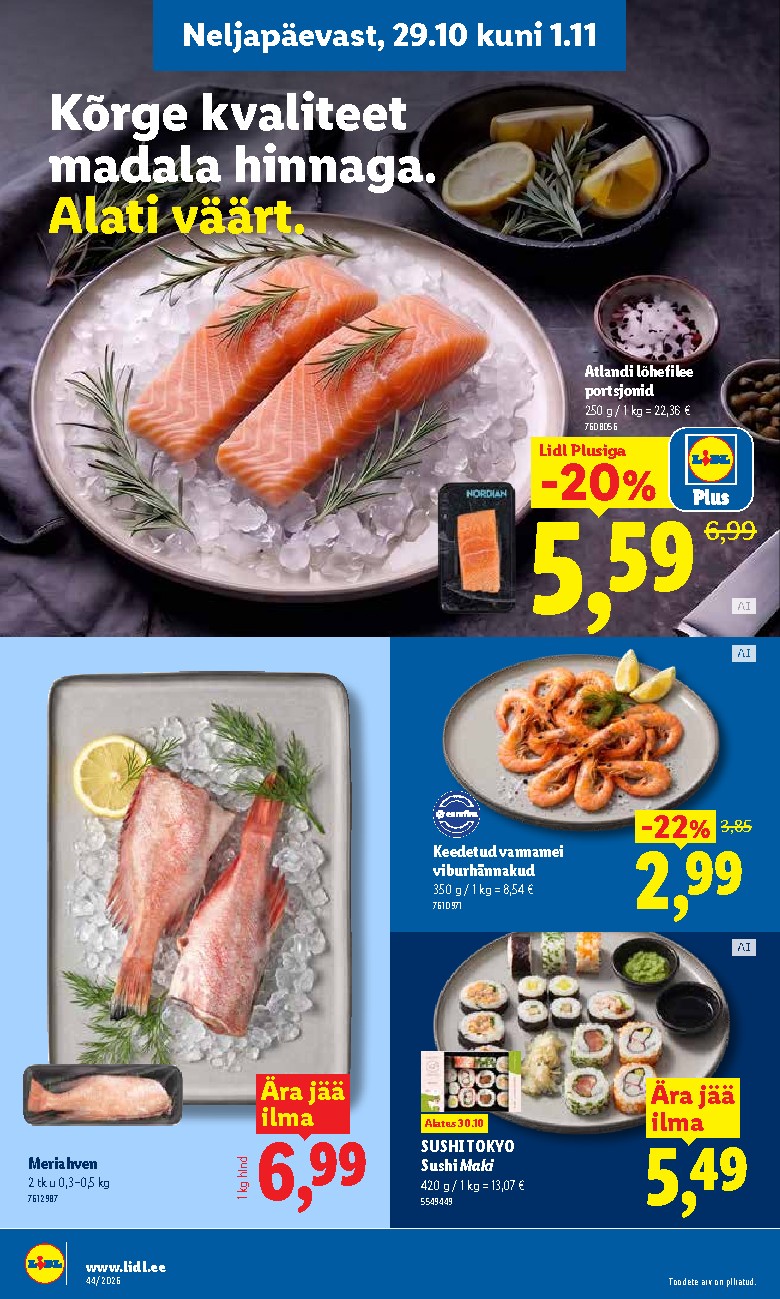 lidl - Kliendileht (2026-10-26 - 2026-11-01) - page: 38