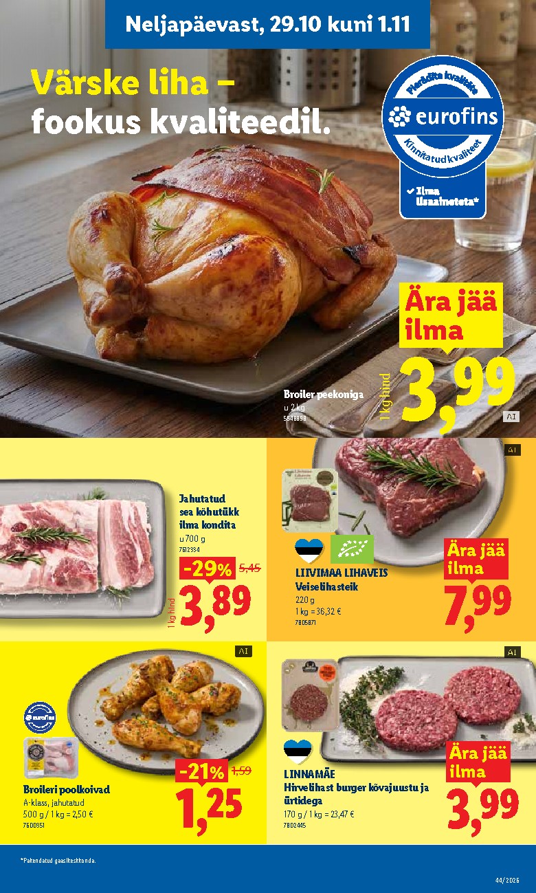 lidl - Kliendileht (2026-10-26 - 2026-11-01) - page: 39