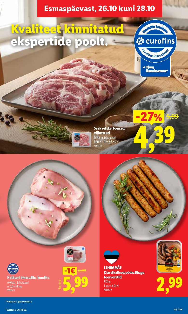 lidl - Kliendileht (2026-10-26 - 2026-11-01) - page: 7