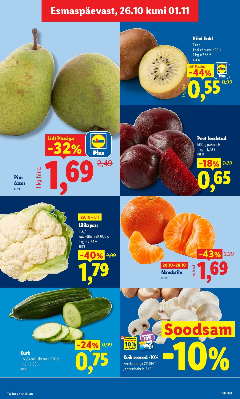 lidl - Kliendileht (2026-10-26 - 2026-11-01) - page: 9