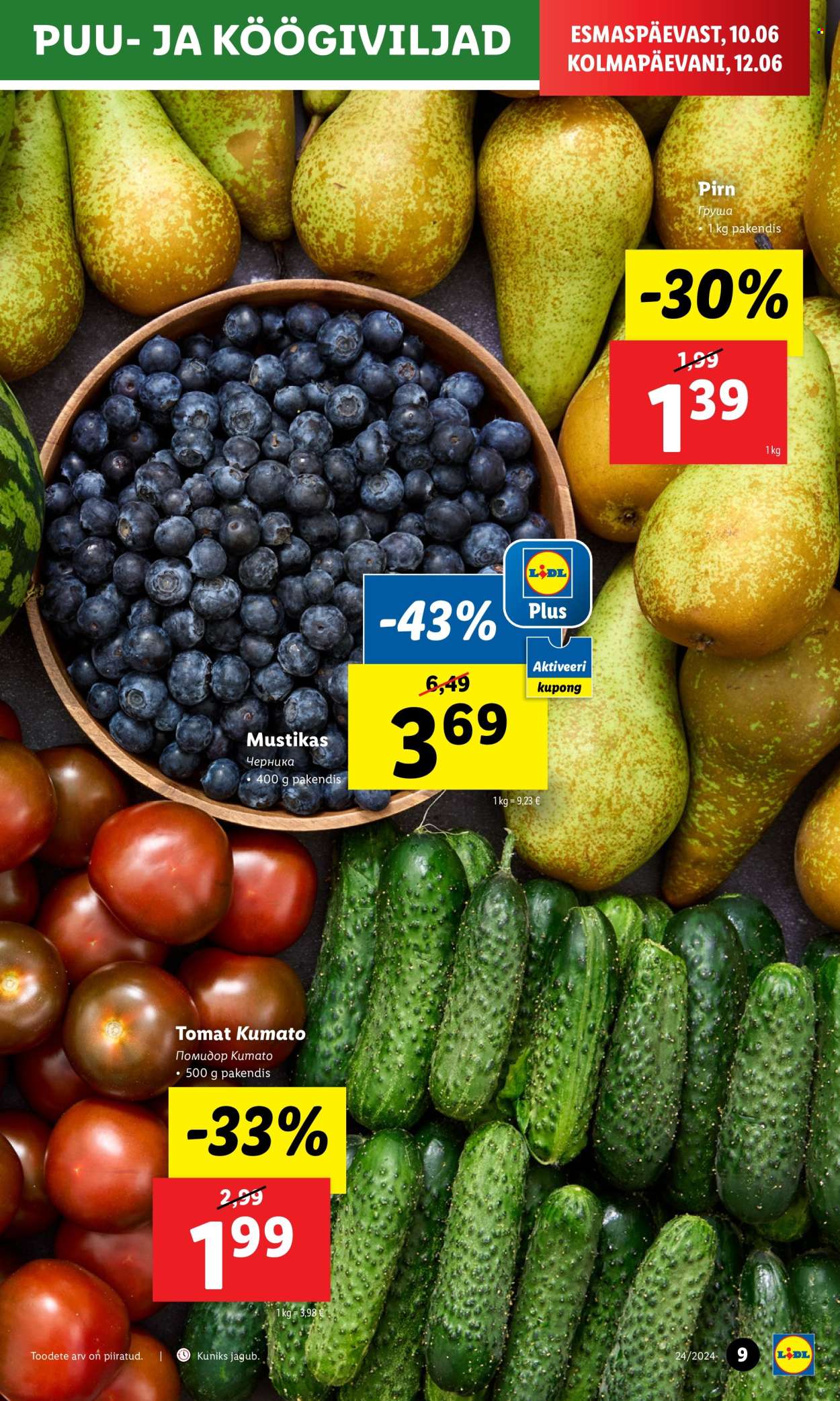 lidl - Lidl kliendileht - Kliendileht (10.06 - 16.06.2024) - page: 9