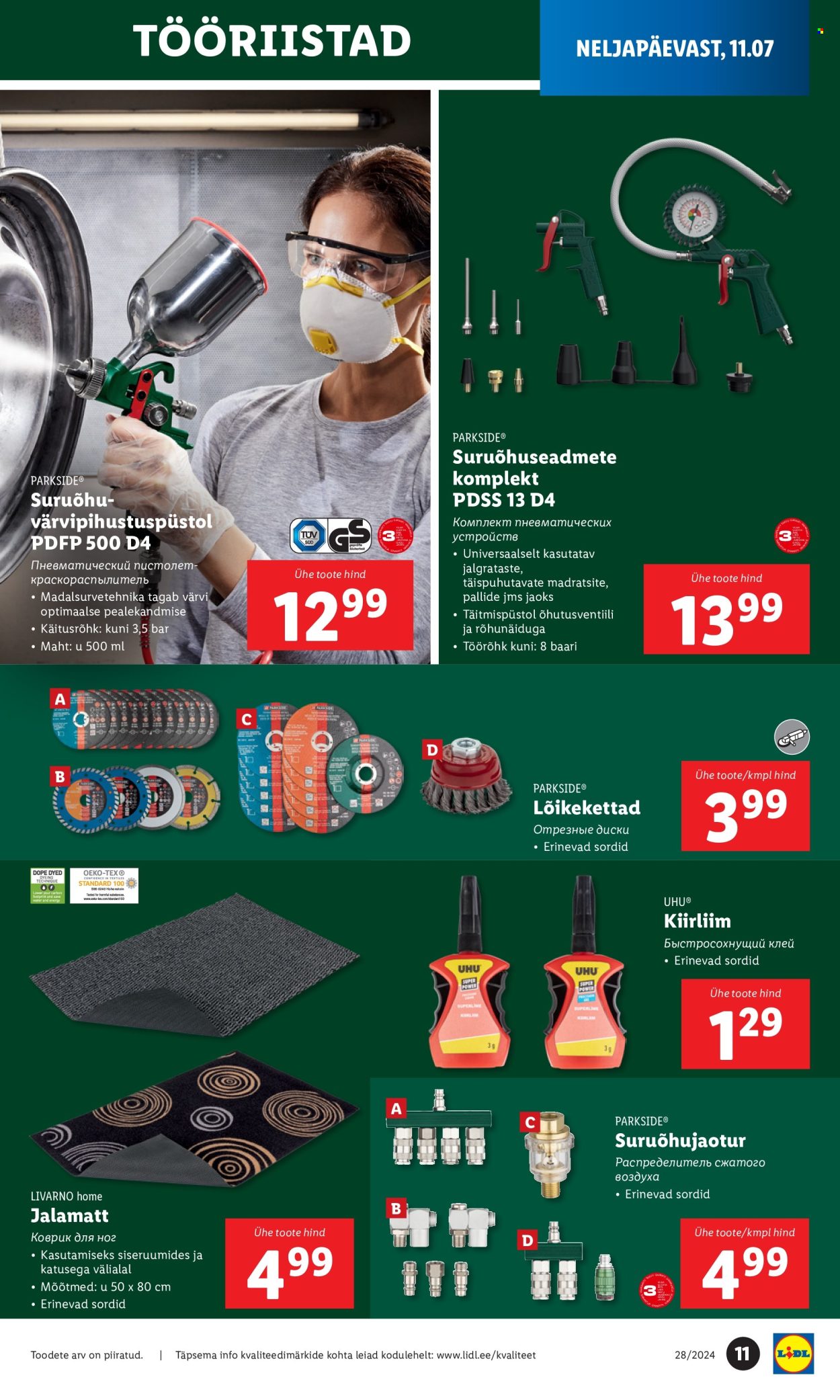 lidl - Lidl kliendileht - Tööstuskaupade pakkumised (8.07 - 14.07.2024) - page: 11