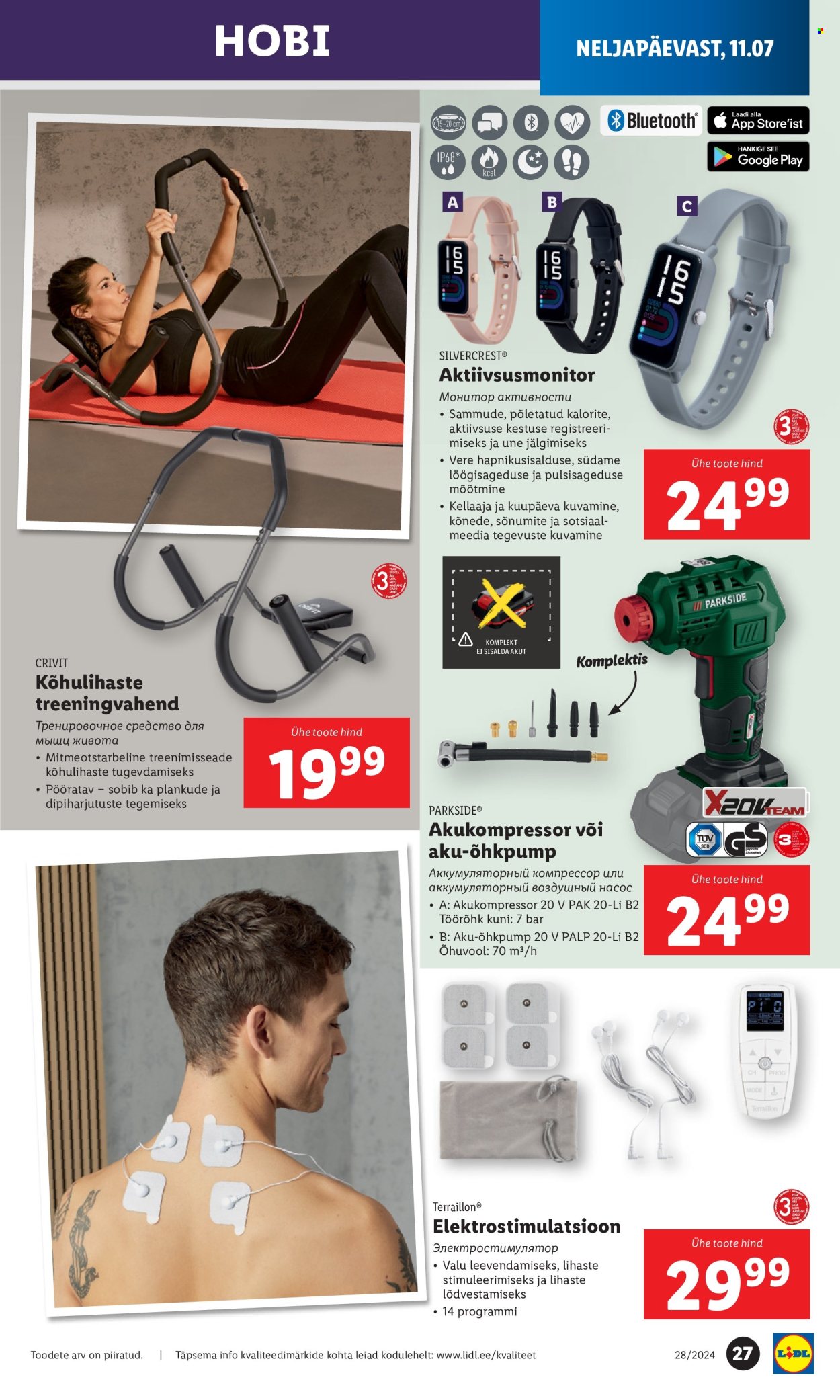 lidl - Lidl kliendileht - Tööstuskaupade pakkumised (8.07 - 14.07.2024) - page: 27