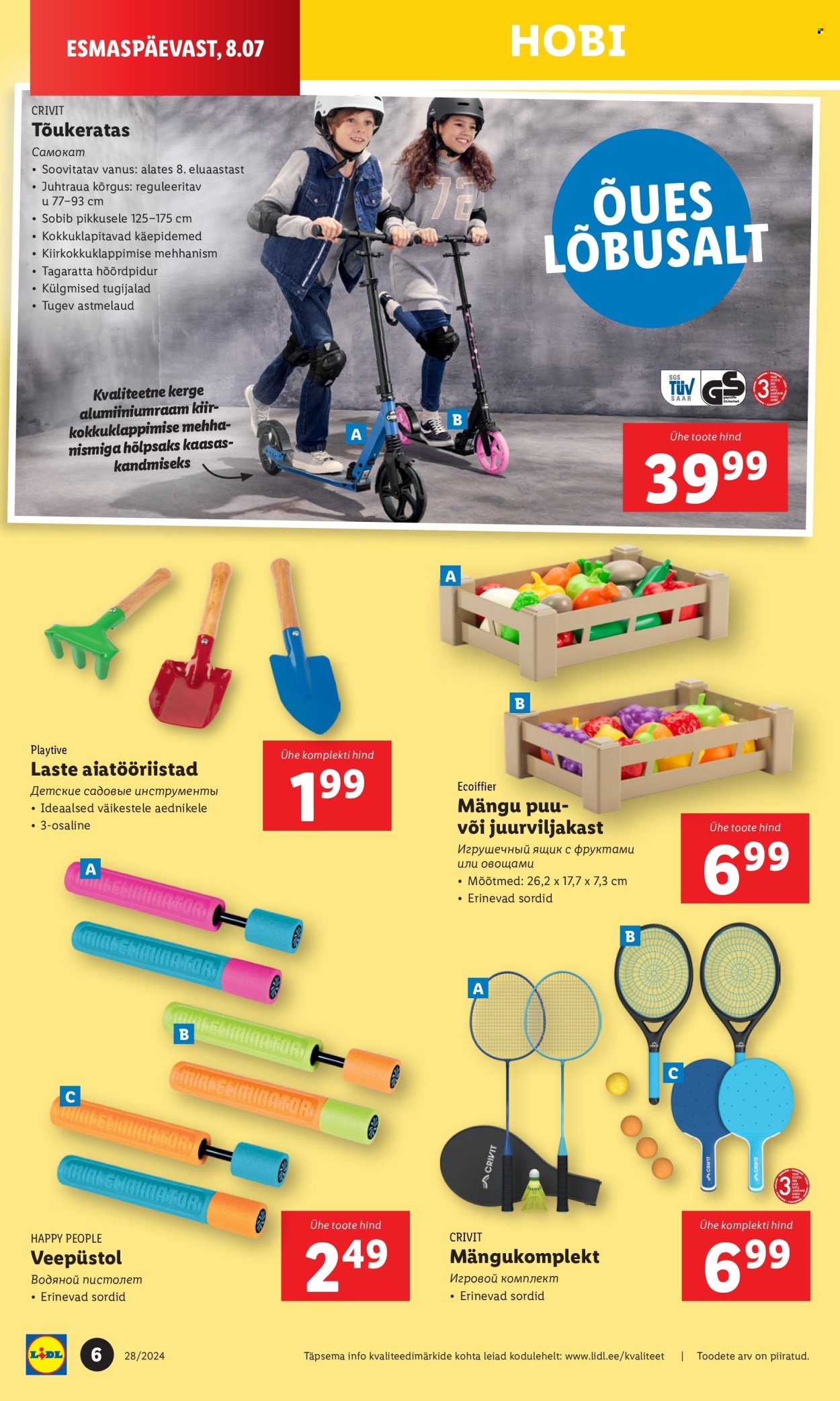 lidl - Lidl kliendileht - Tööstuskaupade pakkumised (8.07 - 14.07.2024) - page: 6