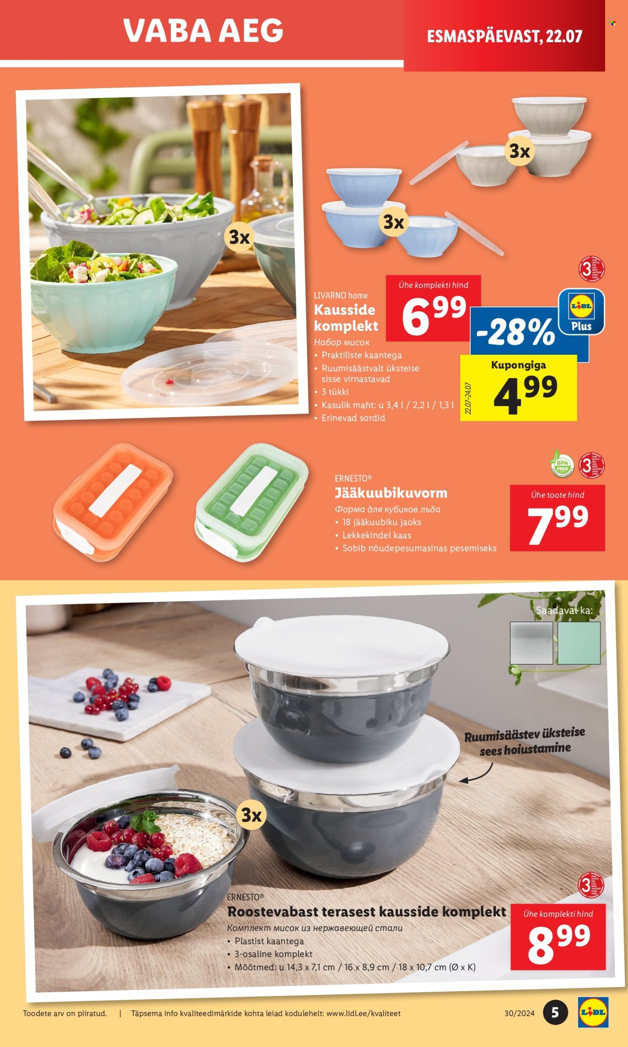 lidl - Lidl kliendileht - Tööstuskaupade pakkumised (22.07 - 28.07.2024) - page: 5