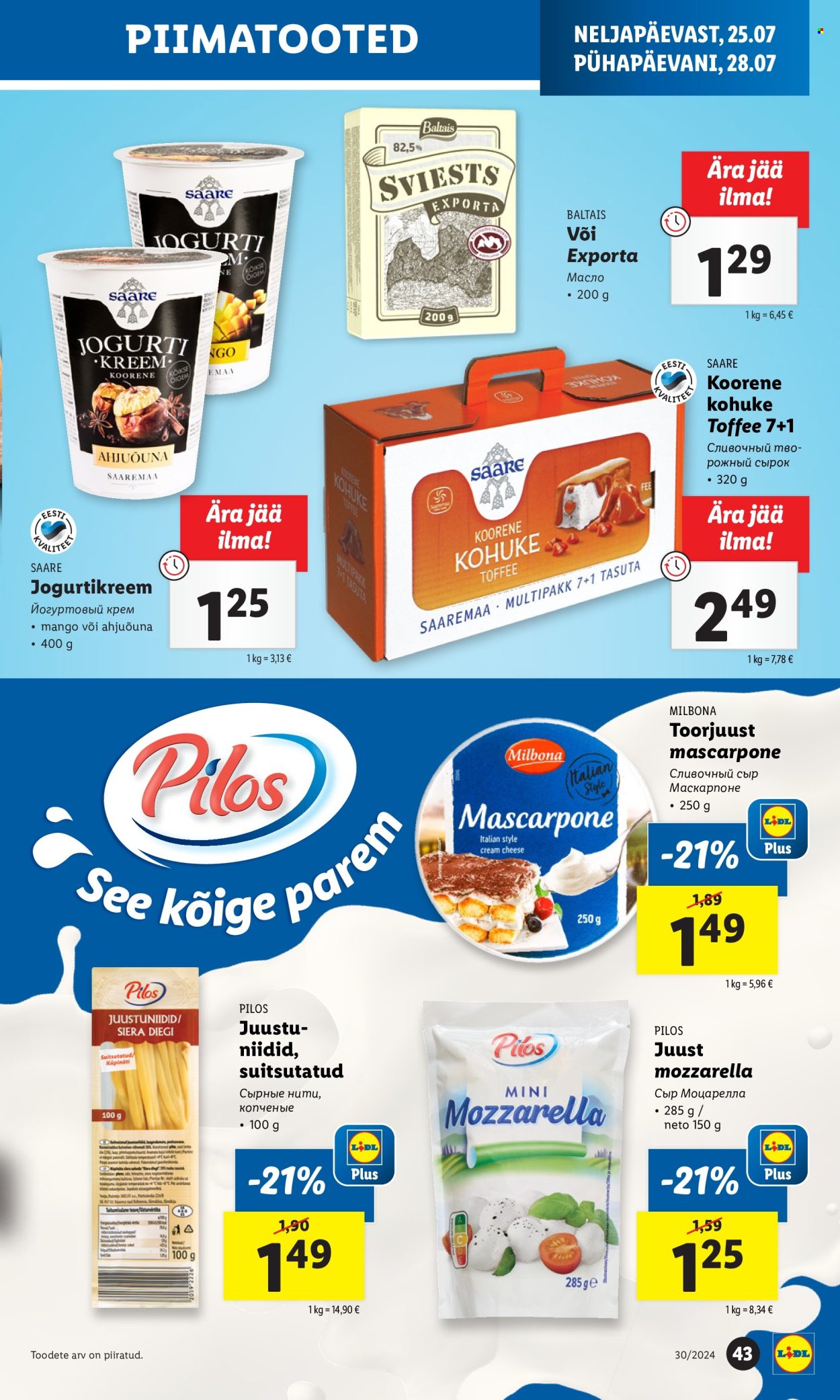 lidl - Lidl kliendileht - Kliendileht (22.07 - 28.07.2024) - page: 43