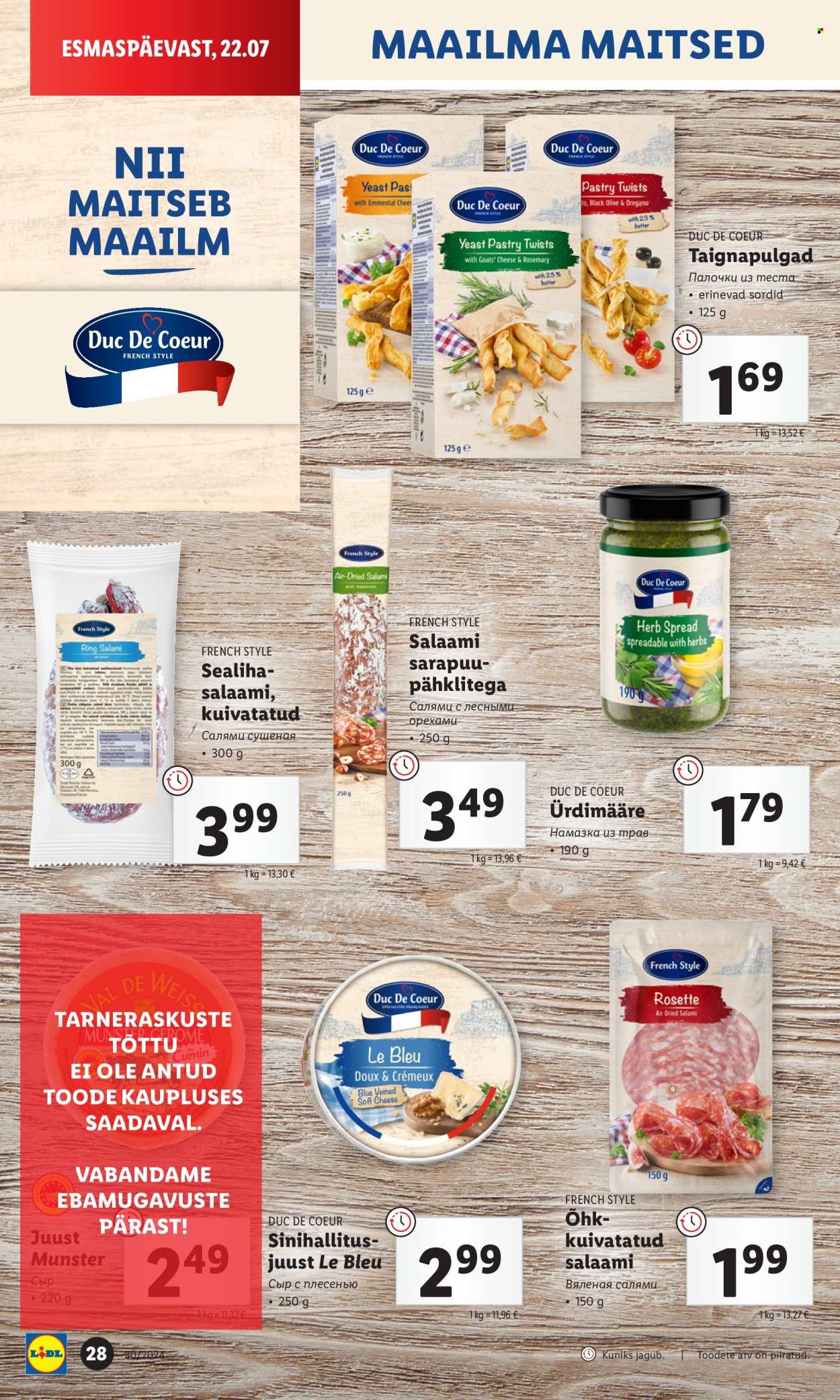 lidl - Lidl kliendileht - Kliendileht (22.07 - 28.07.2024) - page: 28