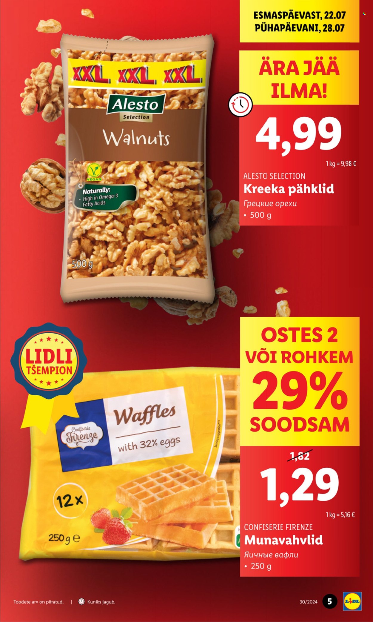 lidl - Lidl kliendileht - Kliendileht (22.07 - 28.07.2024) - page: 5