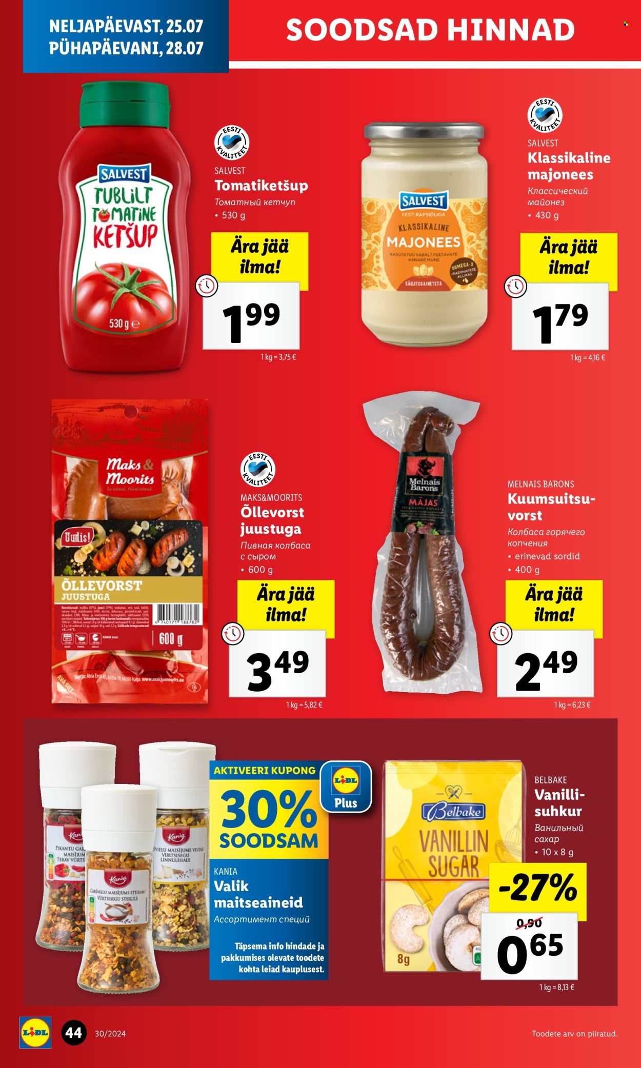 lidl - Lidl kliendileht - Kliendileht (22.07 - 28.07.2024) - page: 44