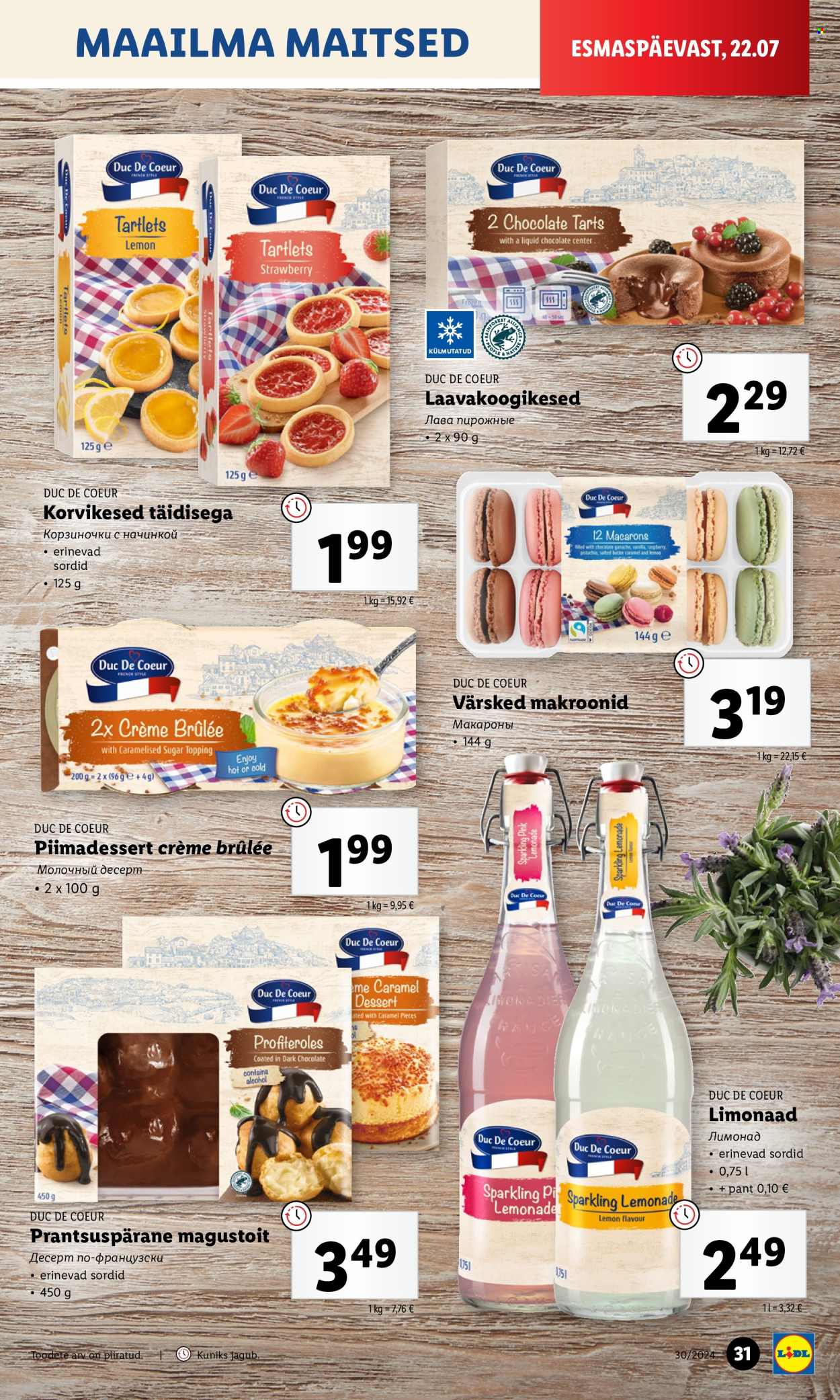 lidl - Lidl kliendileht - Kliendileht (22.07 - 28.07.2024) - page: 31