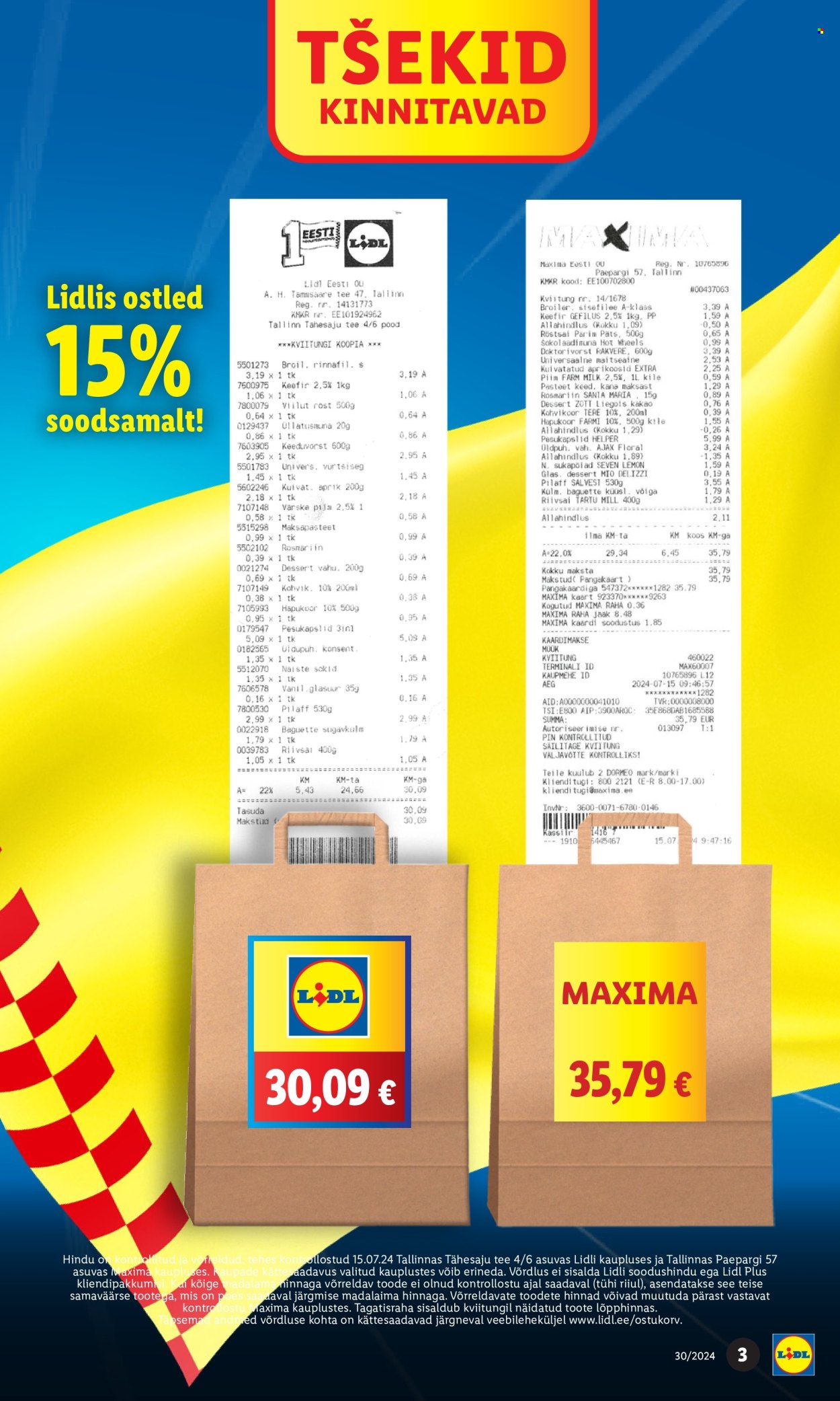 lidl - Lidl kliendileht - Kliendileht (25.07 - 28.07.2024) - page: 3