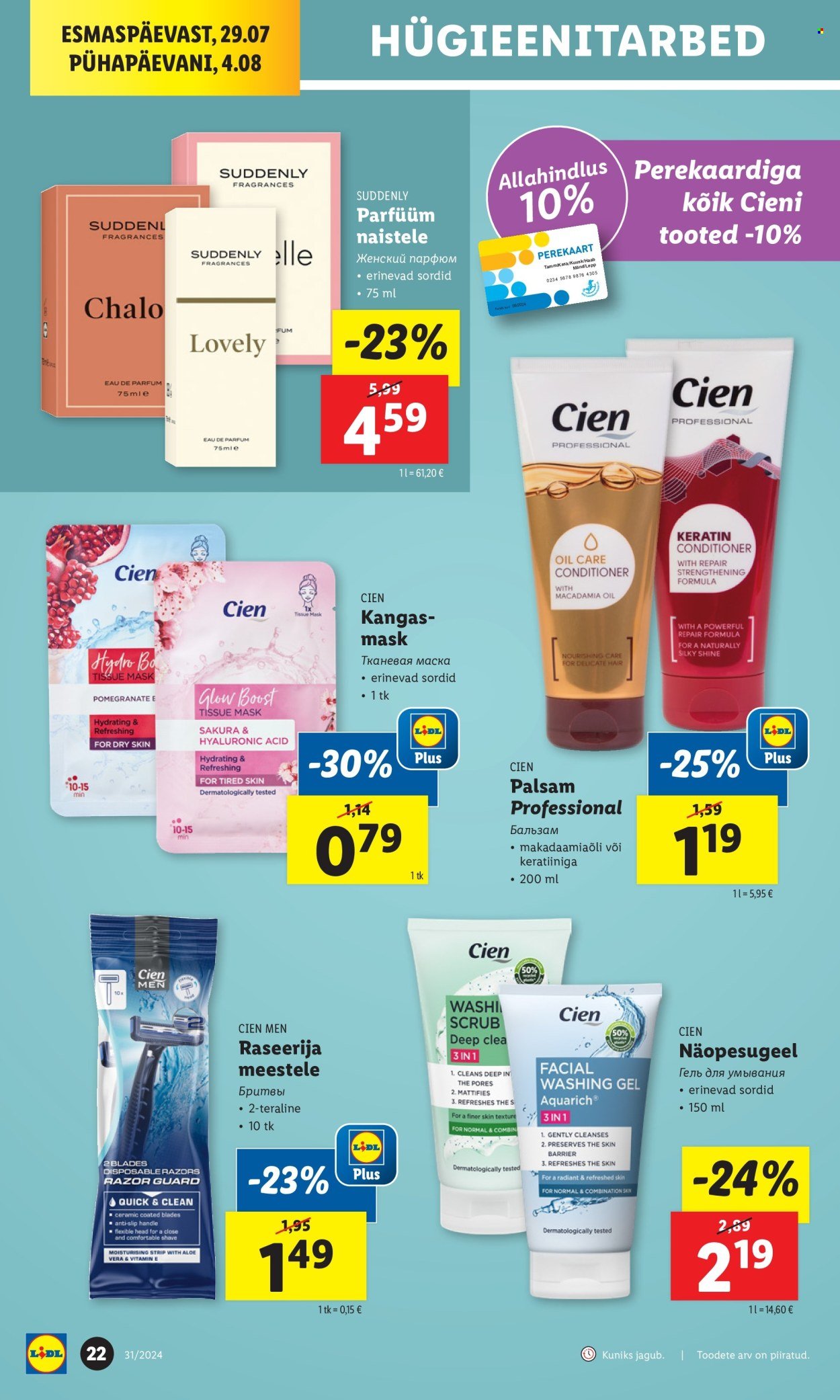 lidl - Lidl kliendileht - Kliendileht (29.07 - 4.08.2024) - page: 22