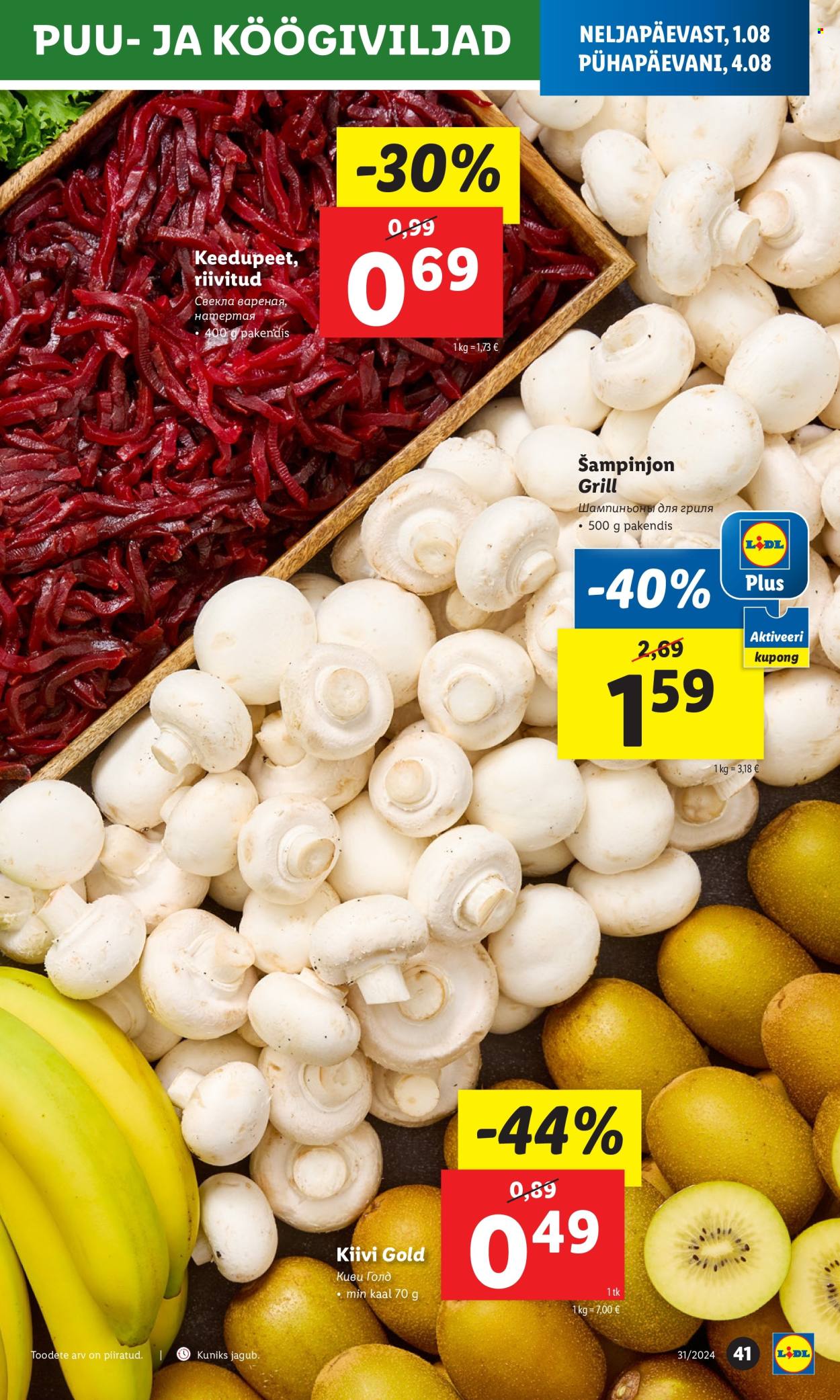 lidl - Lidl kliendileht - Kliendileht (29.07 - 4.08.2024) - page: 41