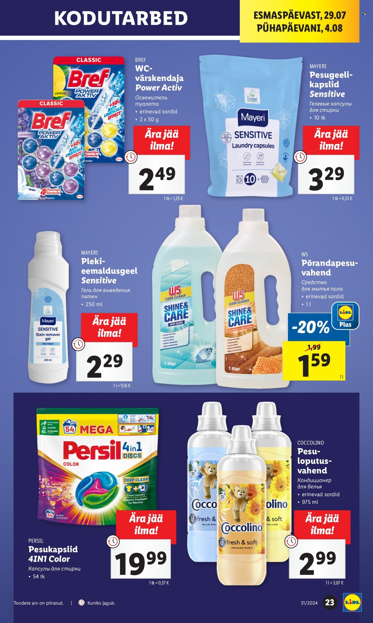 lidl - Lidl kliendileht - Kliendileht (29.07 - 4.08.2024) - page: 23