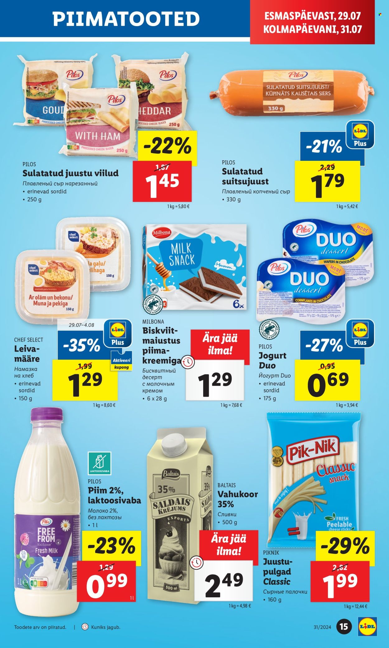 lidl - Lidl kliendileht - Kliendileht (29.07 - 4.08.2024) - page: 15