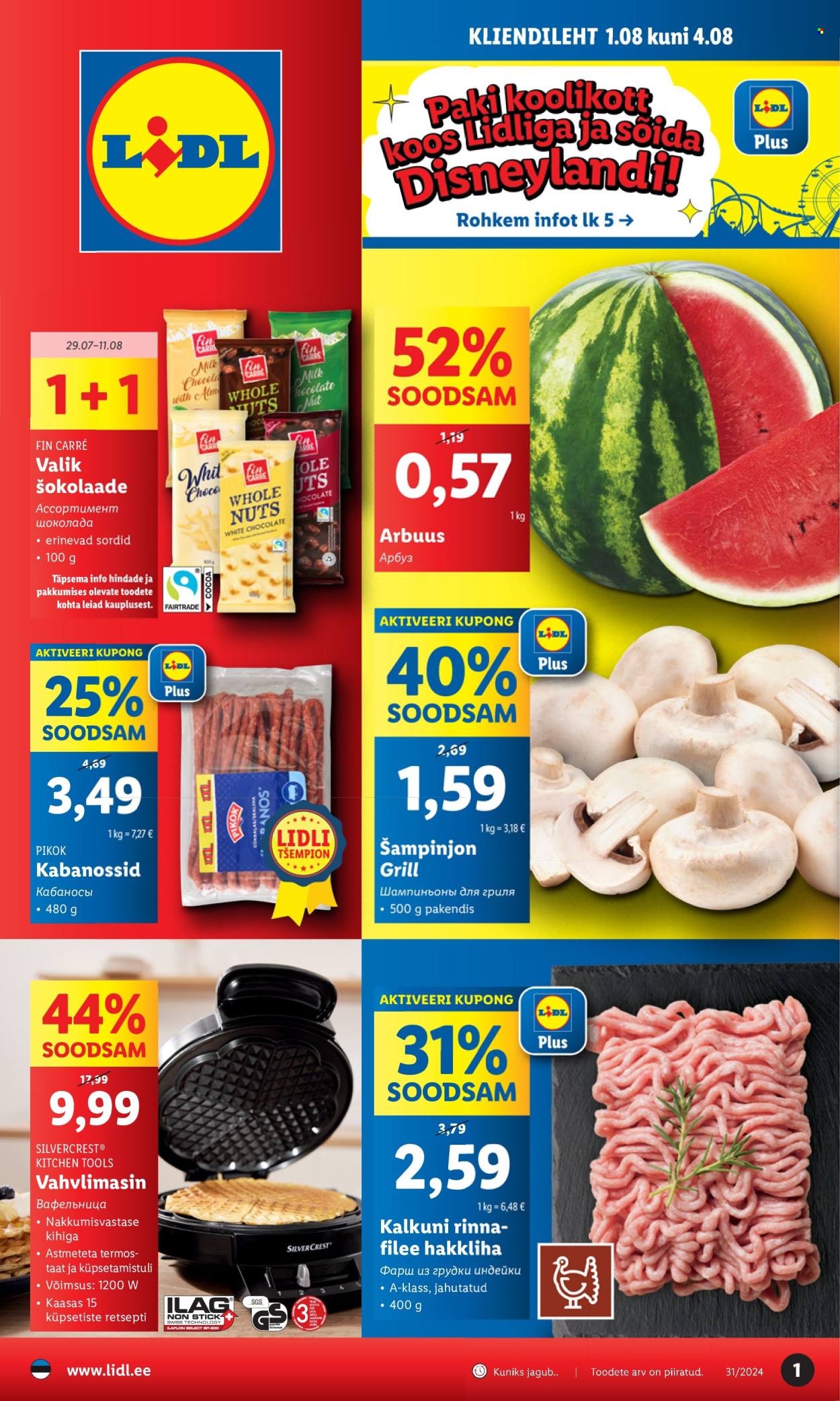 lidl - Lidl kliendileht - Kliendileht (1.08 - 4.08.2024) - page: 1