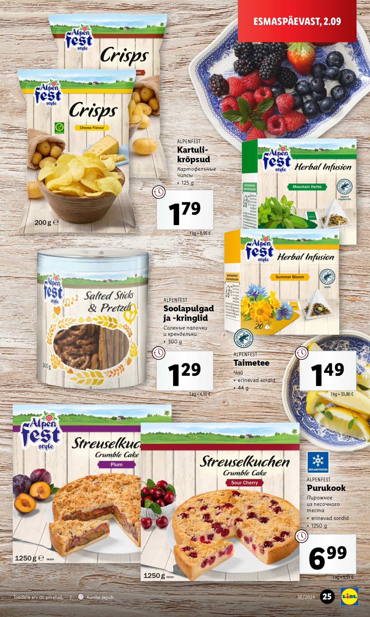 lidl - Lidl kliendileht - Kliendileht (2.09 - 8.09.2024) - page: 25