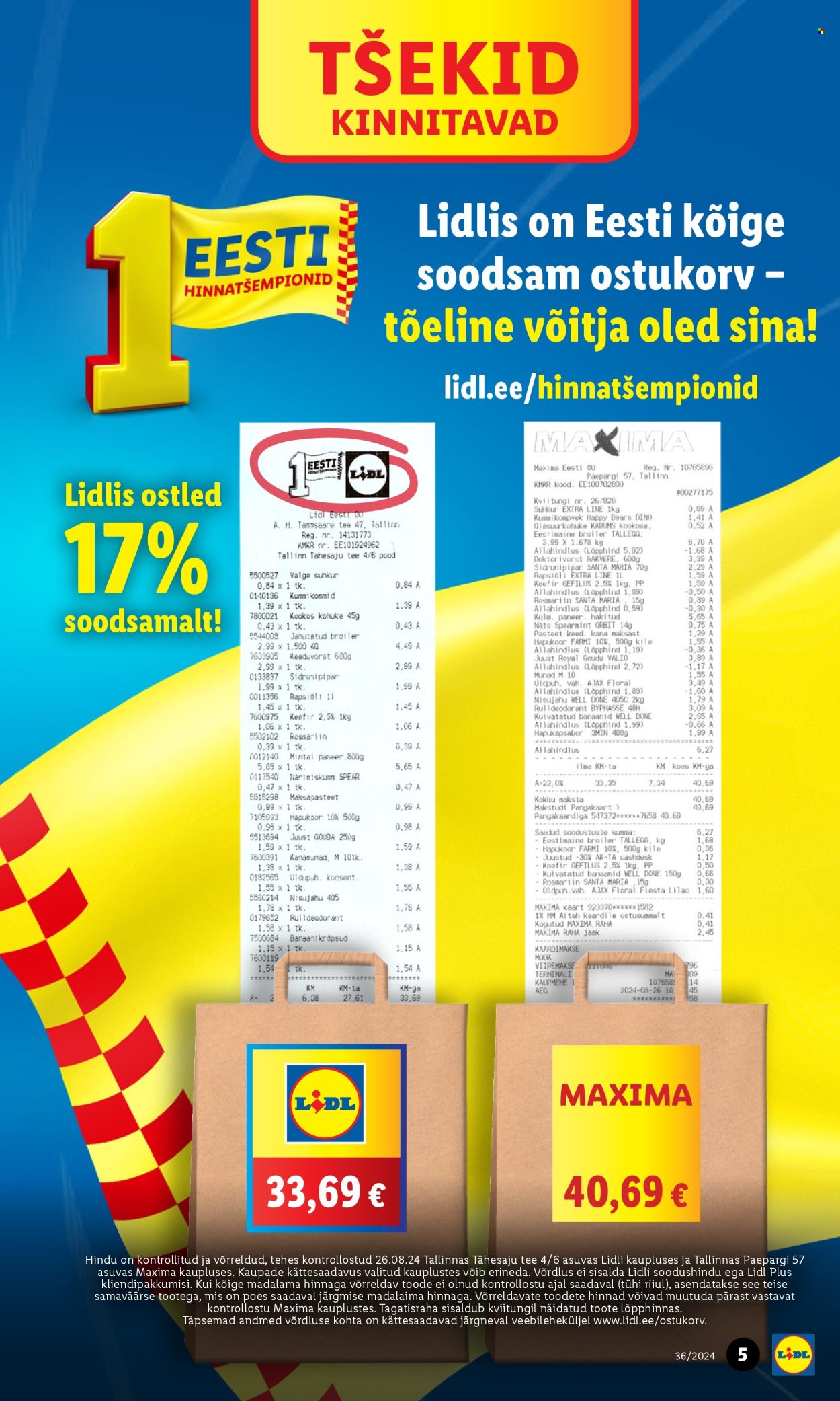 lidl - Lidl kliendileht - Kliendileht (2.09 - 8.09.2024) - page: 5