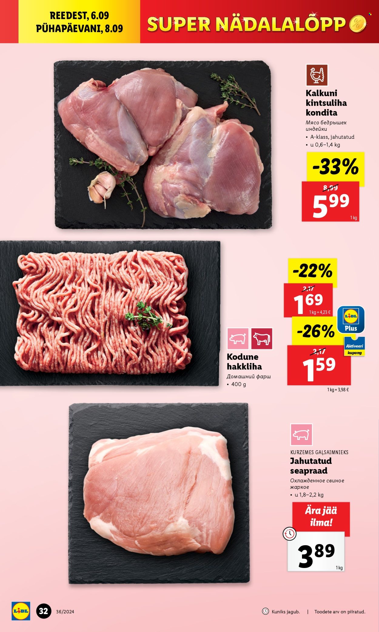 lidl - Lidl kliendileht - Kliendileht (2.09 - 8.09.2024) - page: 32