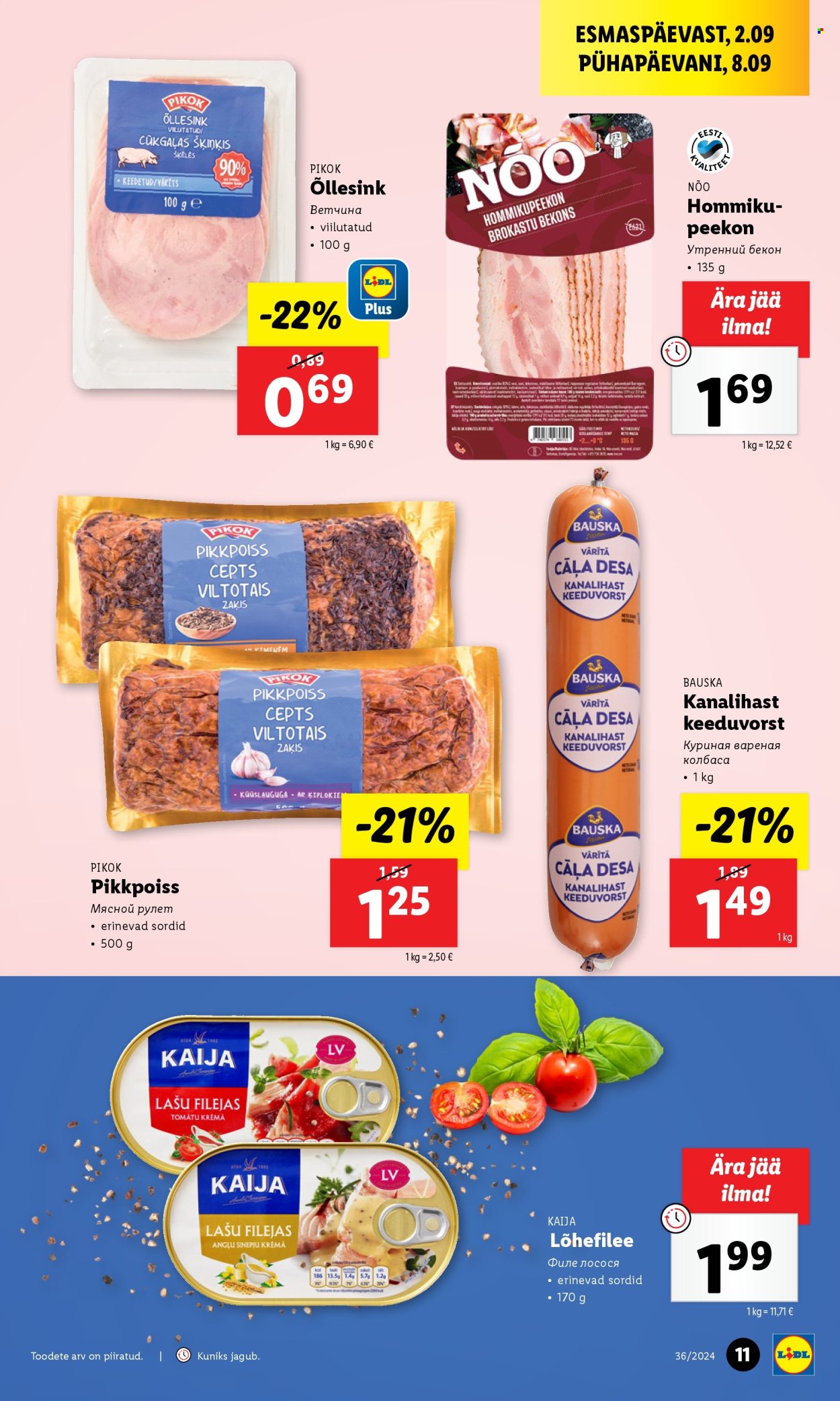 lidl - Lidl kliendileht - Kliendileht (2.09 - 8.09.2024) - page: 11