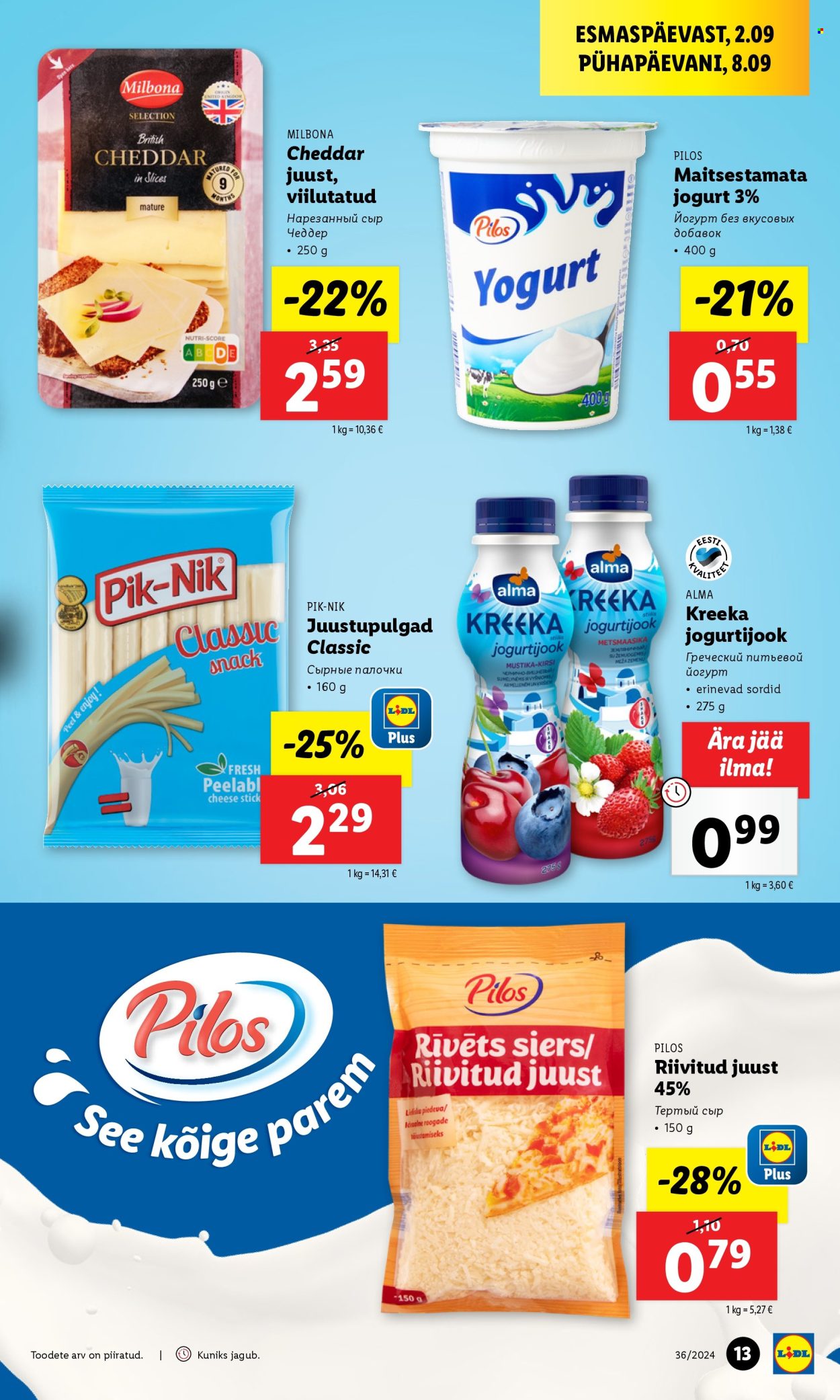 lidl - Lidl kliendileht - Kliendileht (2.09 - 8.09.2024) - page: 13