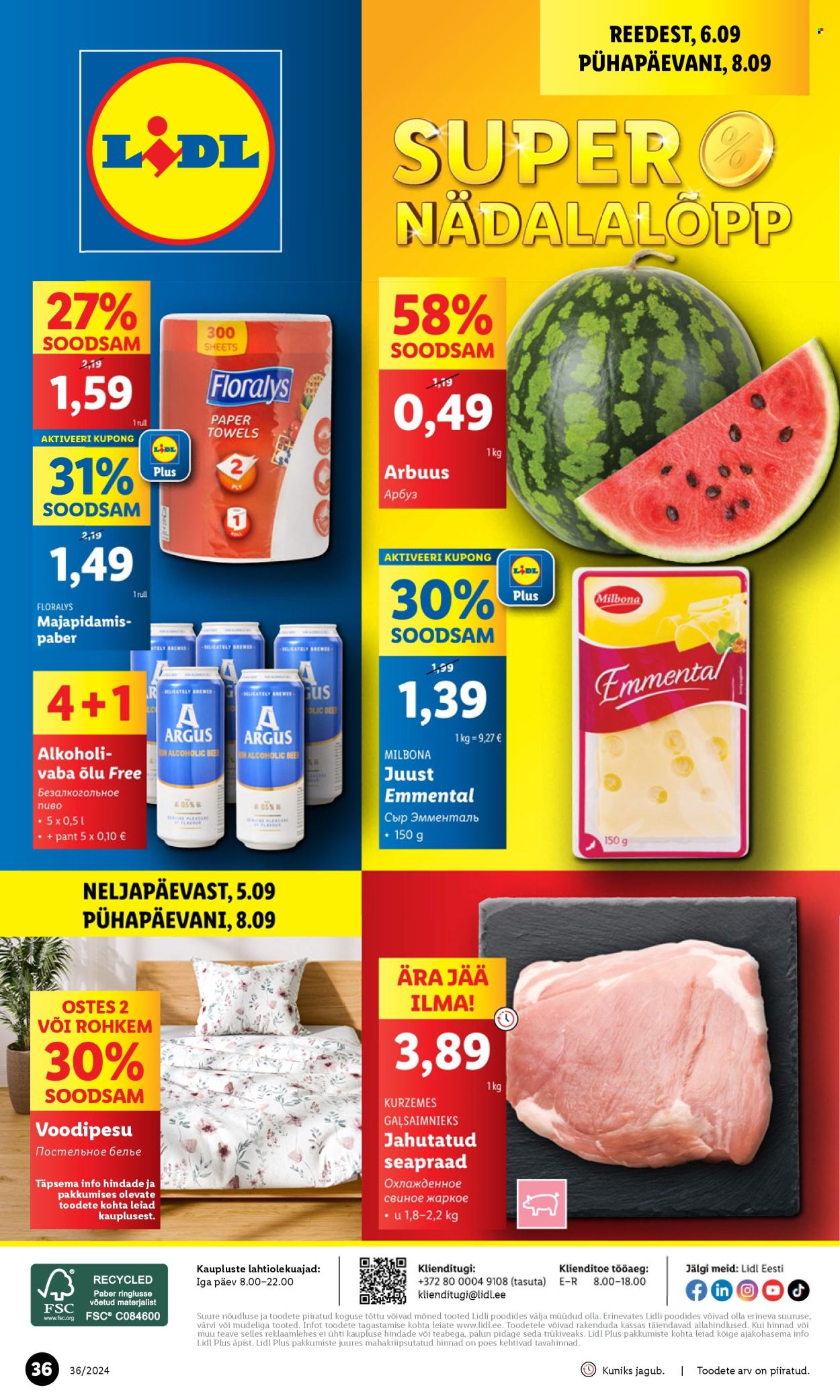 lidl - Lidl kliendileht - Kliendileht (2.09 - 8.09.2024) - page: 36