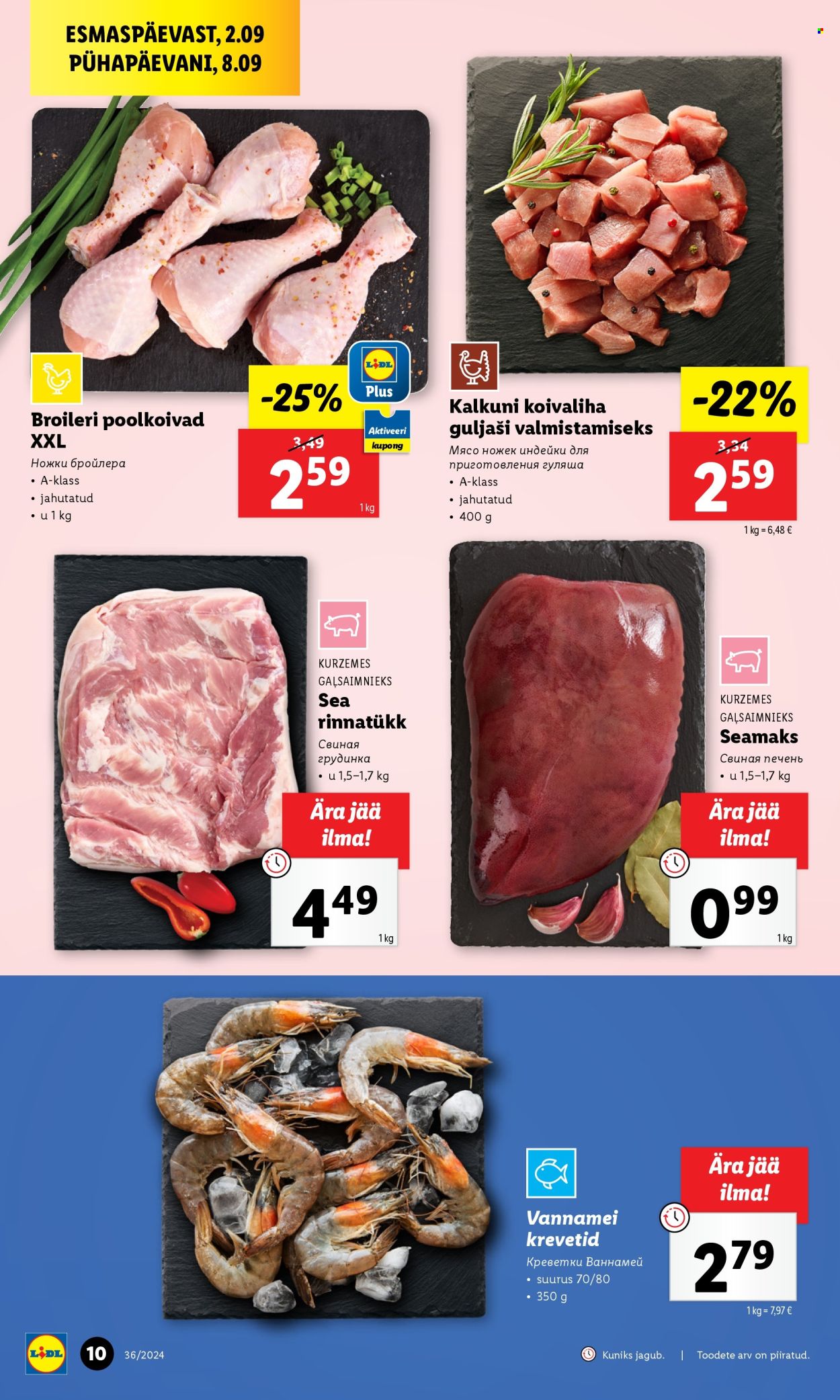 lidl - Lidl kliendileht - Kliendileht (2.09 - 8.09.2024) - page: 10