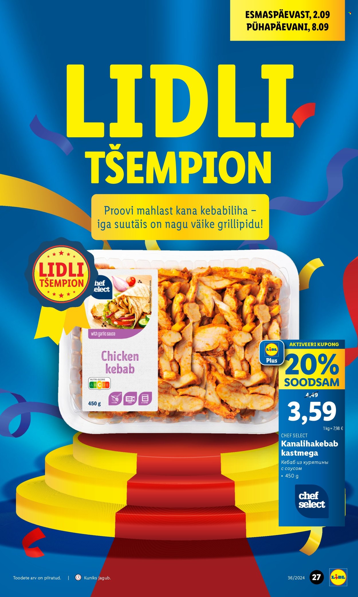 lidl - Lidl kliendileht - Kliendileht (6.09 - 8.09.2024) - page: 27