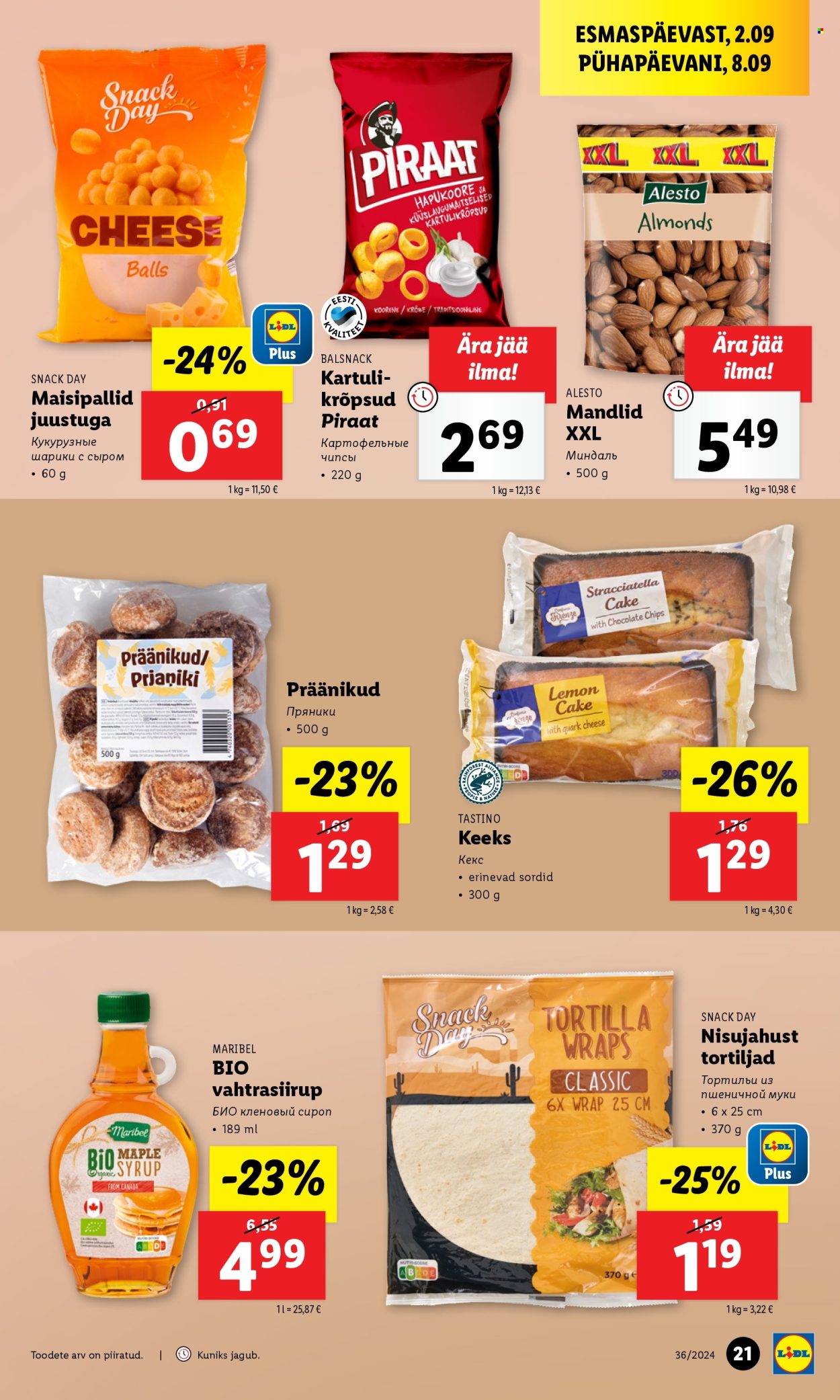 lidl - Lidl kliendileht - Kliendileht (6.09 - 8.09.2024) - page: 21