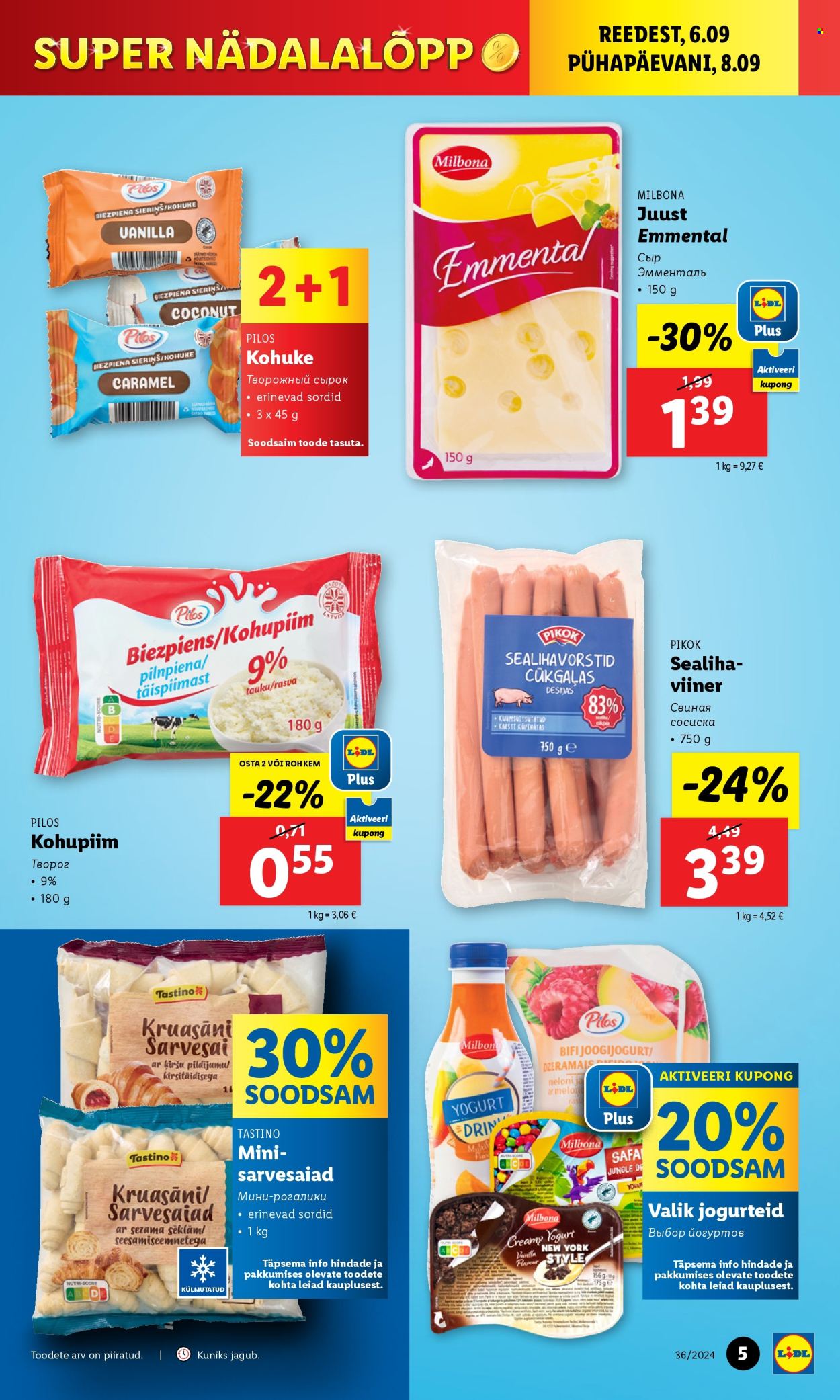 lidl - Lidl kliendileht - Kliendileht (6.09 - 8.09.2024) - page: 5