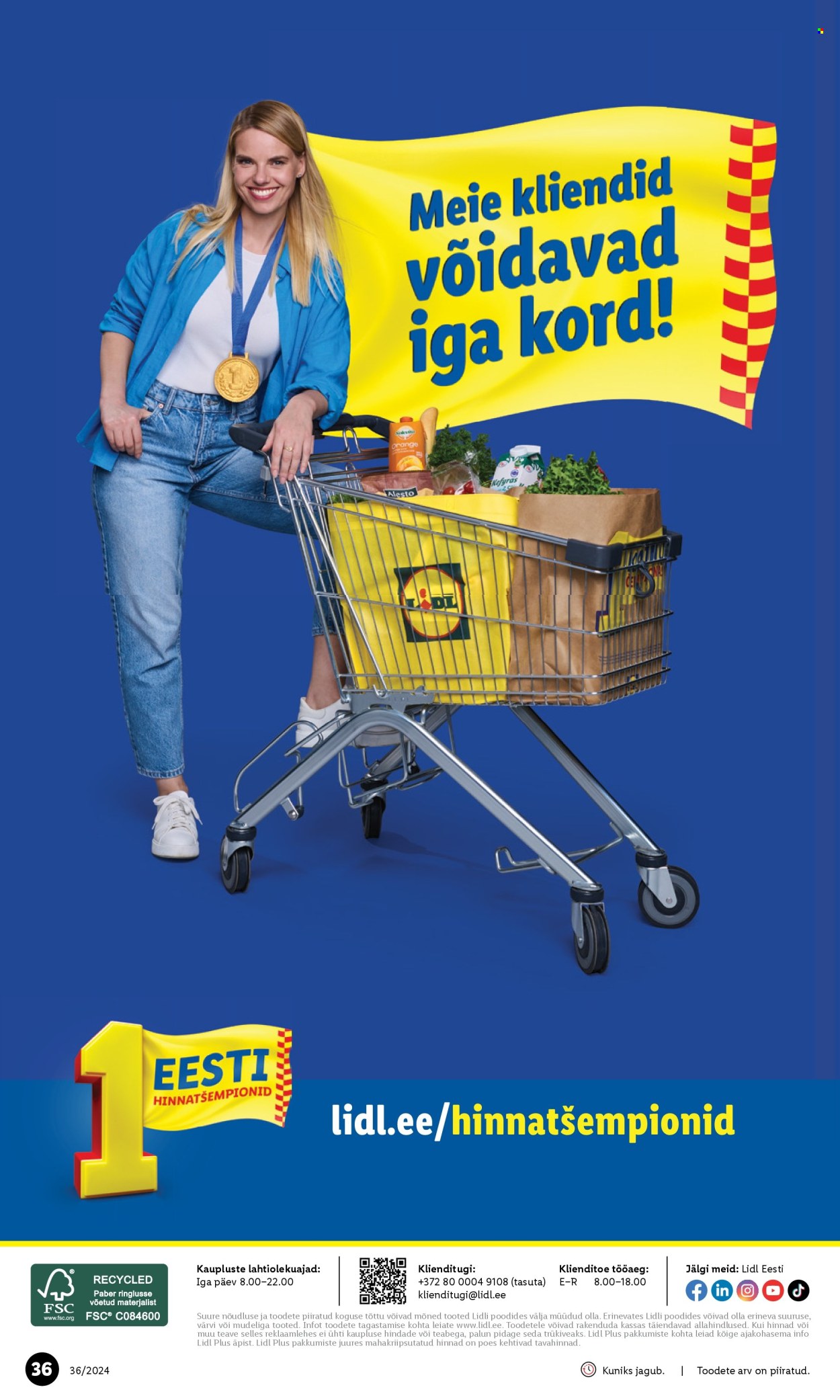 lidl - Lidl kliendileht - Kliendileht (6.09 - 8.09.2024) - page: 36