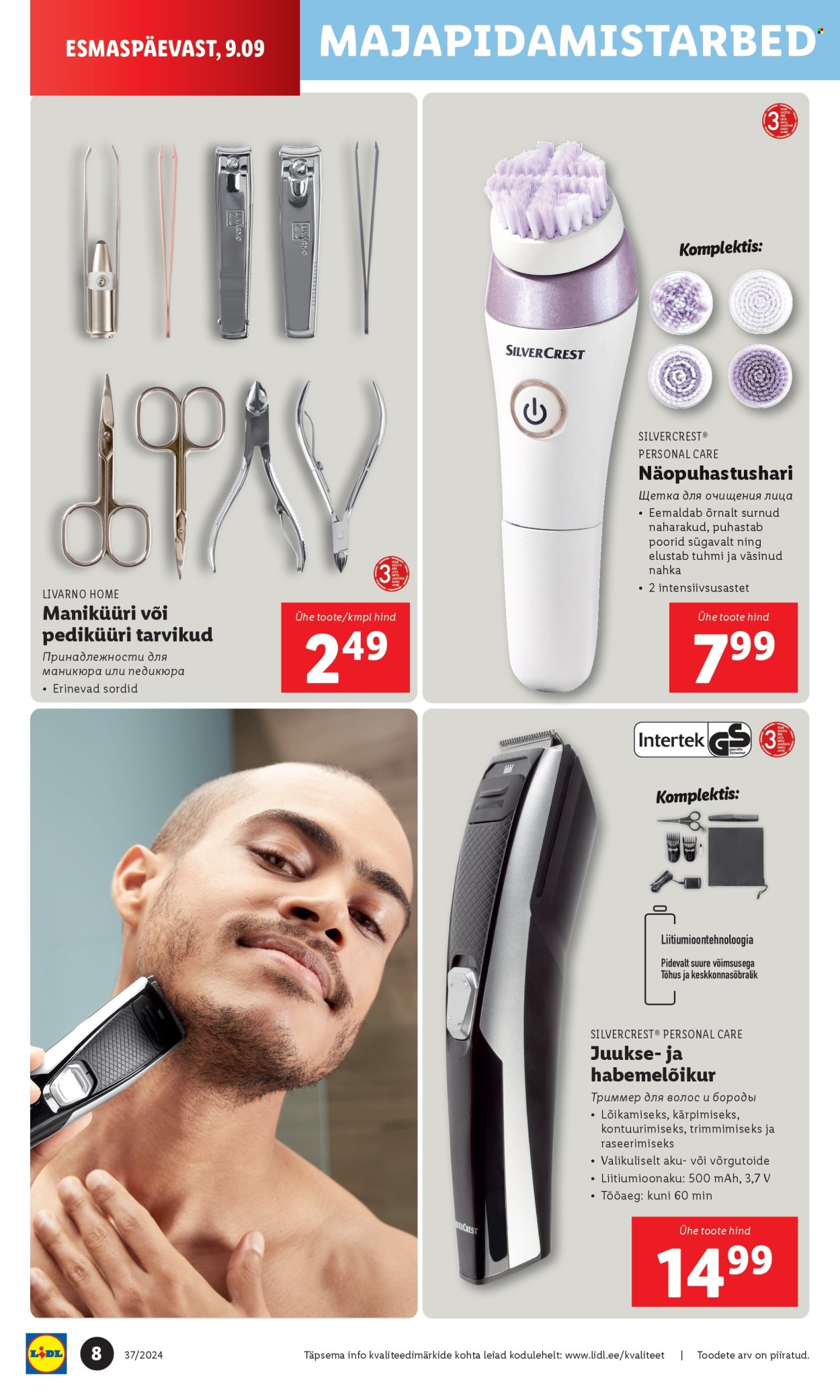 lidl - Lidl kliendileht - Tööstuskaupade pakkumised (9.09 - 15.09.2024) - page: 8