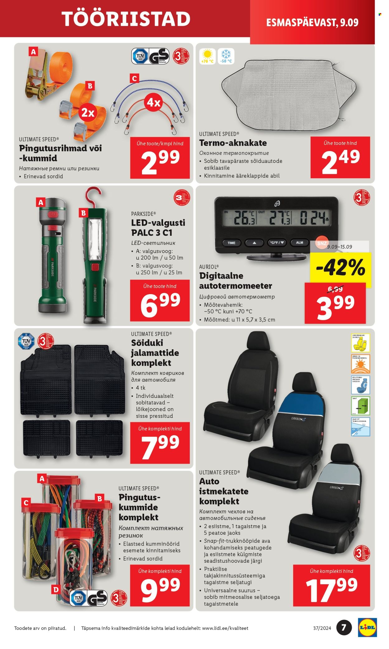 lidl - Lidl kliendileht - Tööstuskaupade pakkumised (9.09 - 15.09.2024) - page: 7