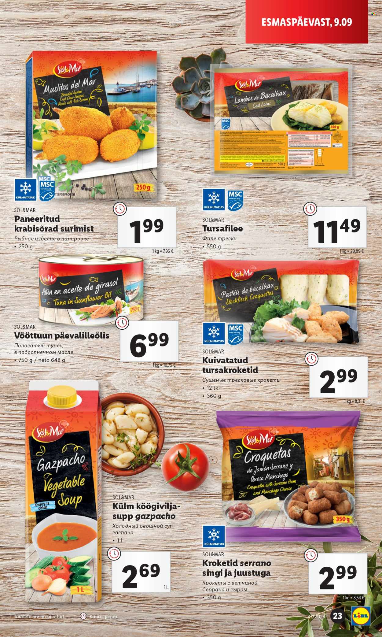 lidl - Lidl kliendileht - Kliendileht (9.09 - 15.09.2024) - page: 23