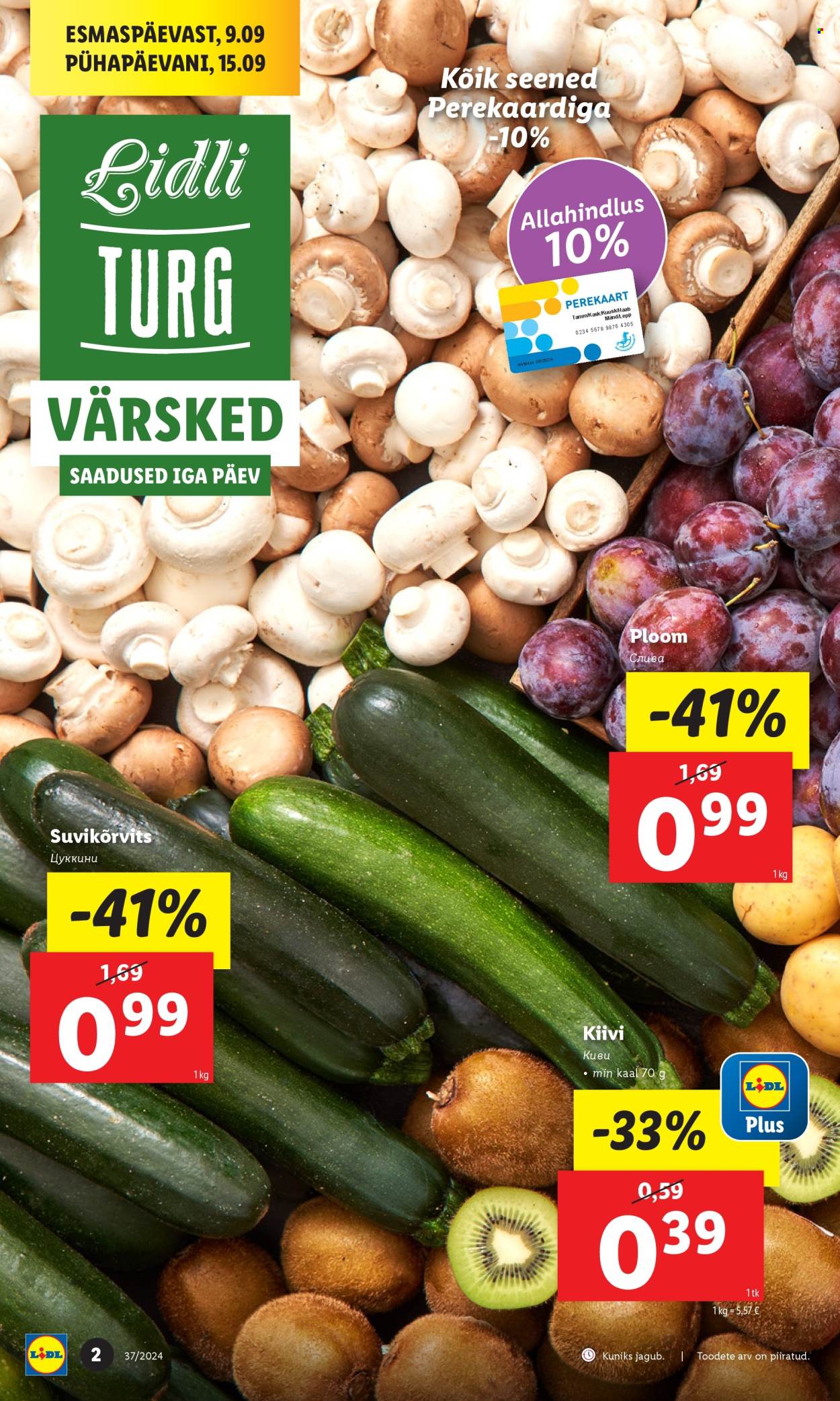 lidl - Lidl kliendileht - Kliendileht (9.09 - 15.09.2024) - page: 2