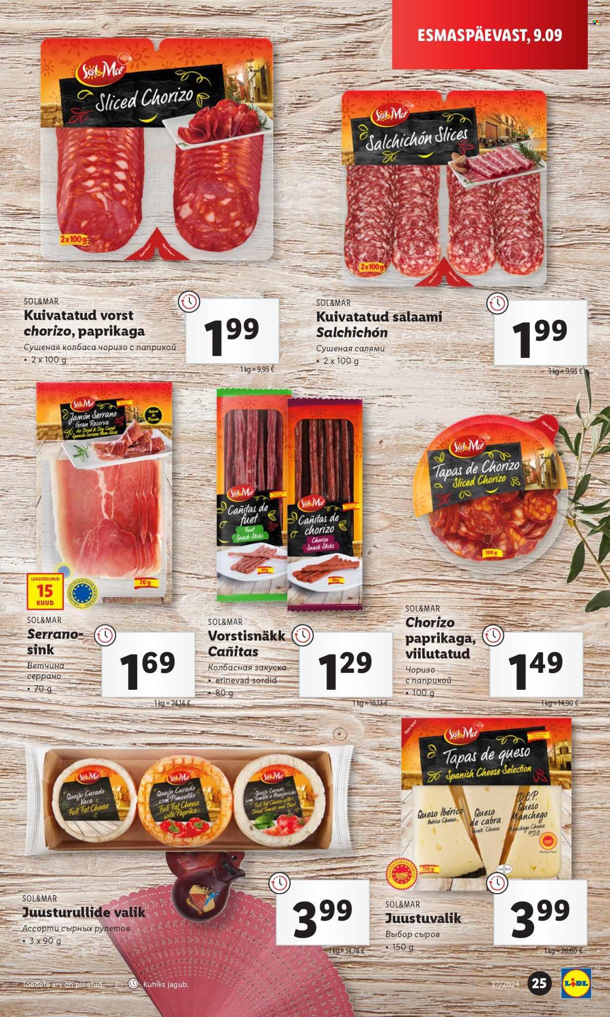 lidl - Lidl kliendileht - Kliendileht (9.09 - 15.09.2024) - page: 25