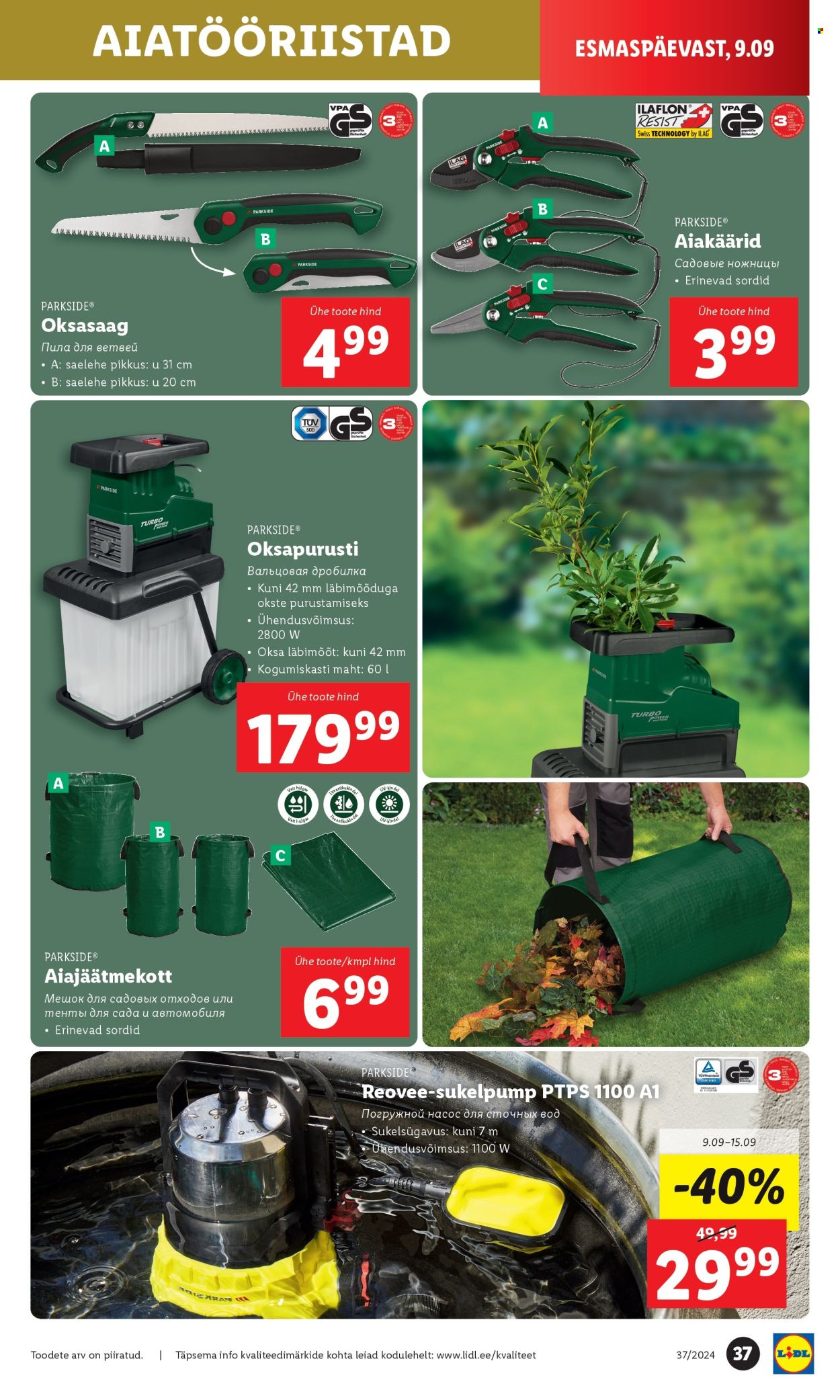 lidl - Lidl kliendileht - Kliendileht (13.09 - 15.09.2024) - page: 37