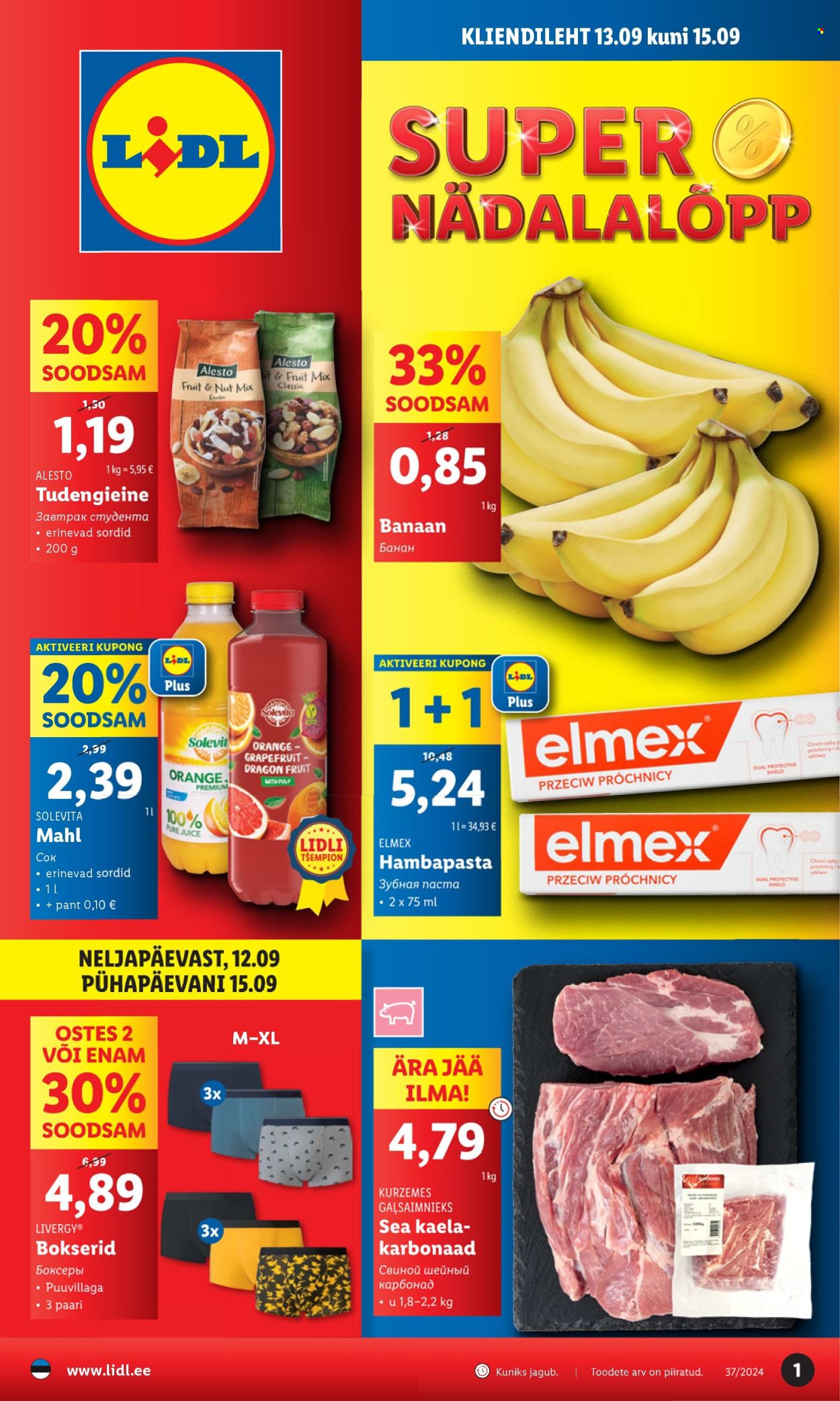 lidl - Lidl kliendileht - Kliendileht (13.09 - 15.09.2024)