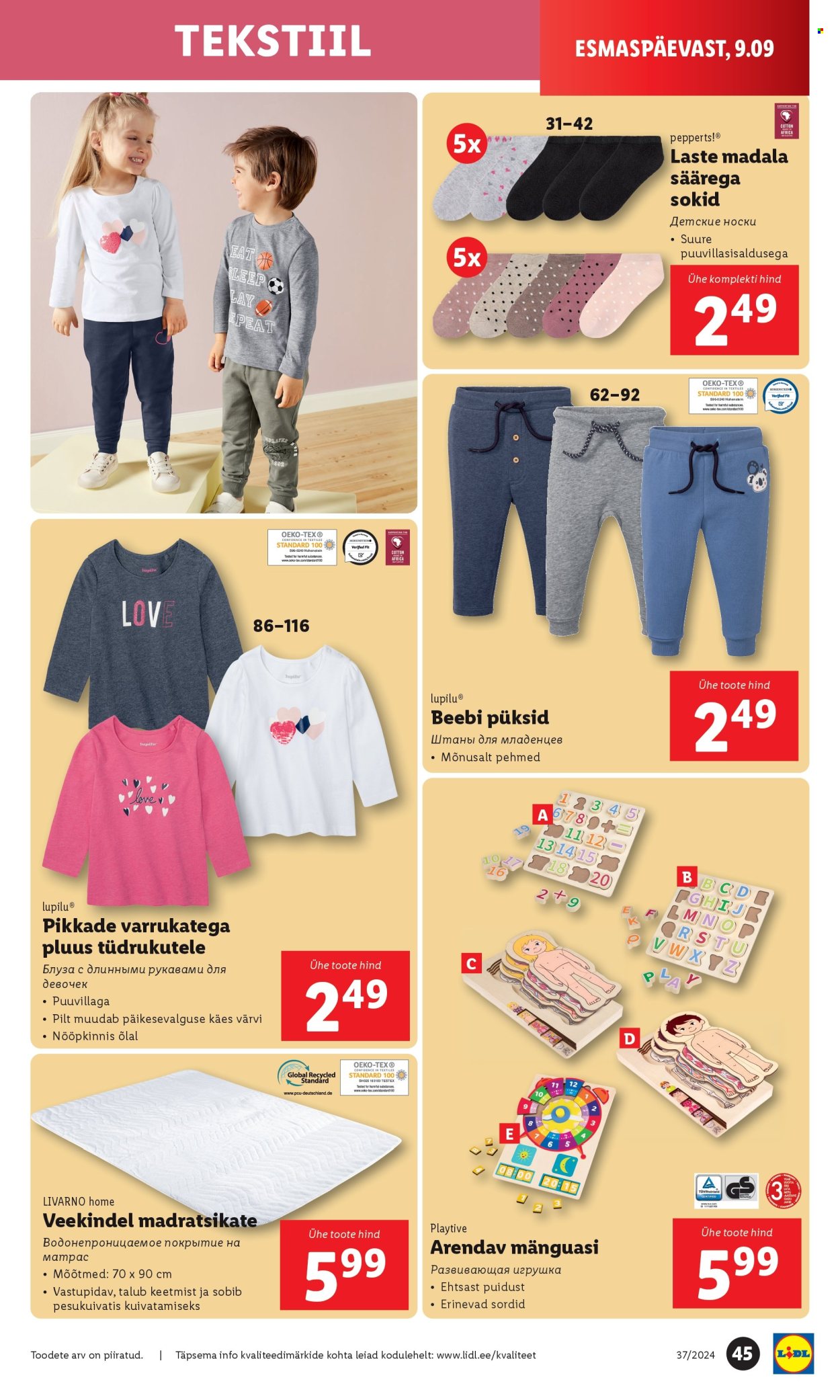 lidl - Lidl kliendileht - Kliendileht (13.09 - 15.09.2024) - page: 45