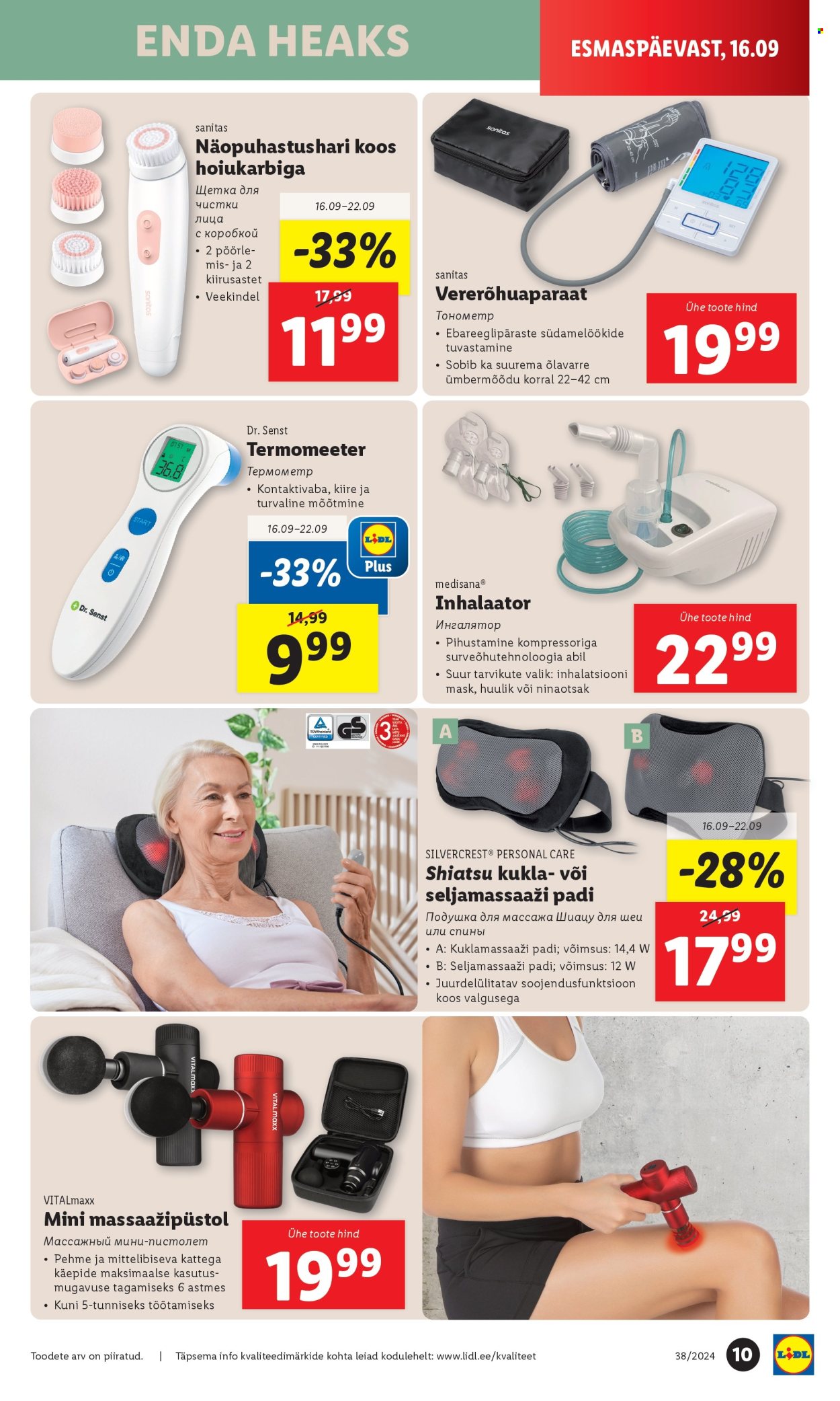 lidl - Lidl kliendileht - Tööstuskaupade pakkumised (16.09 - 22.09.2024) - page: 10