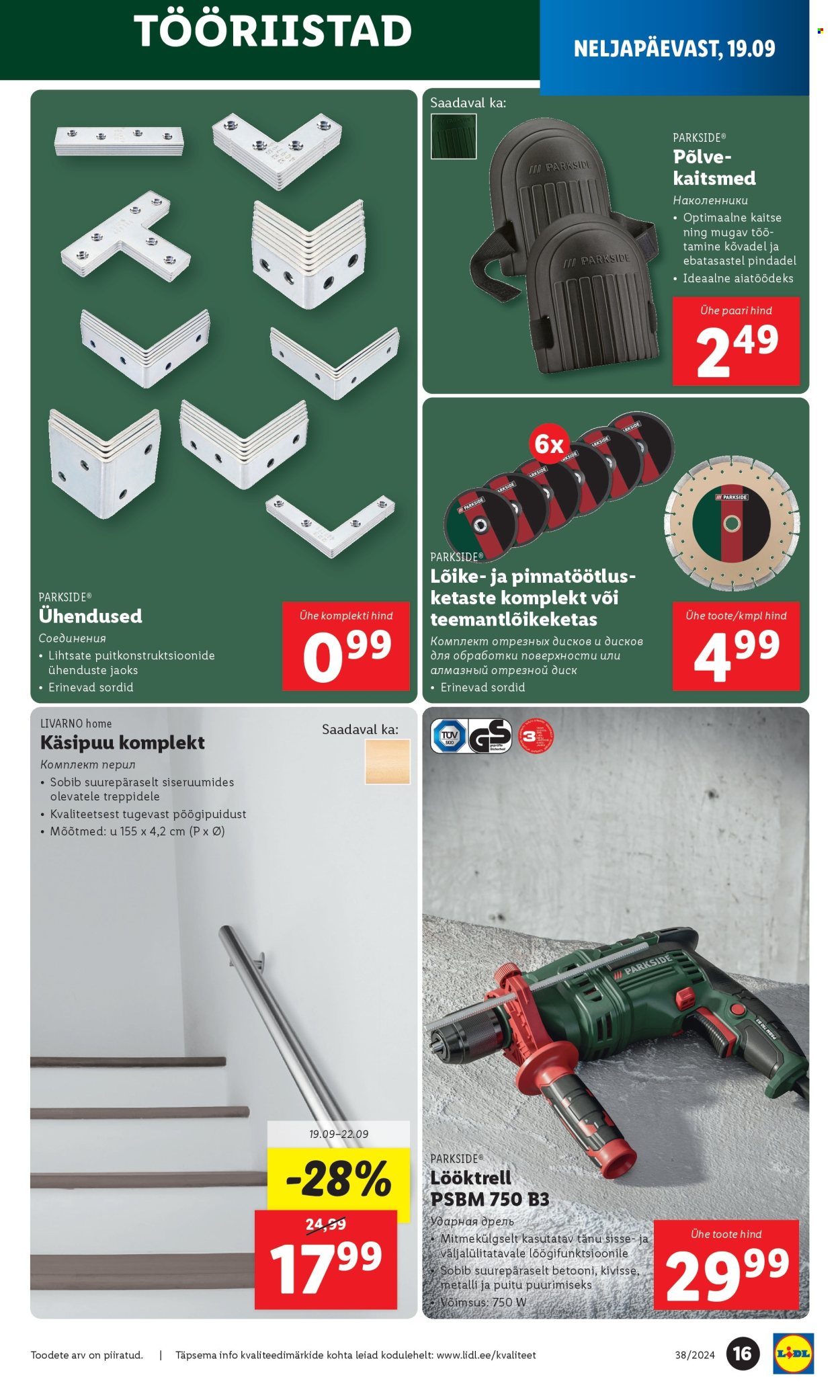 lidl - Lidl kliendileht - Tööstuskaupade pakkumised (16.09 - 22.09.2024) - page: 16