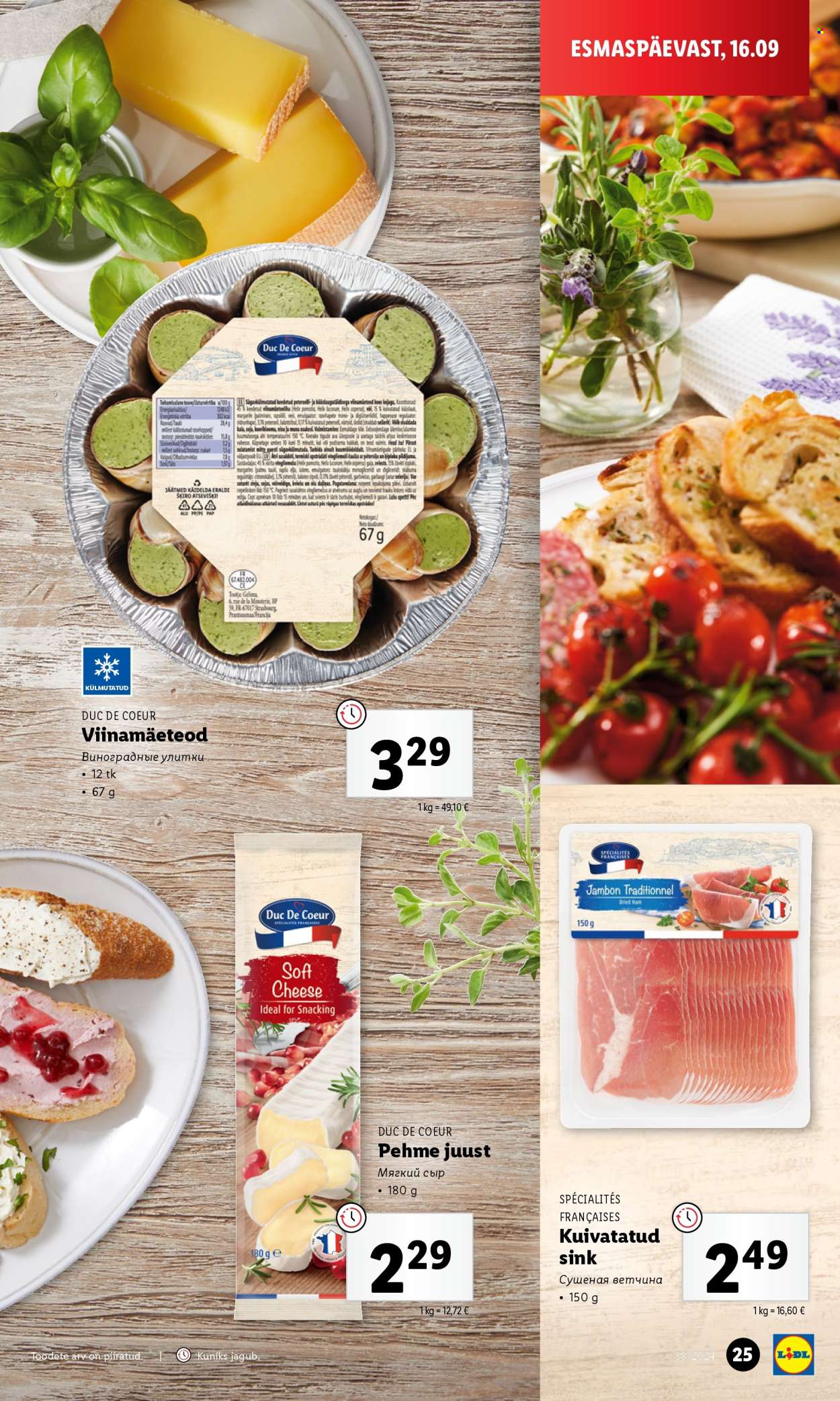 lidl - Lidl kliendileht - Kliendileht (16.09 - 22.09.2024) - page: 25