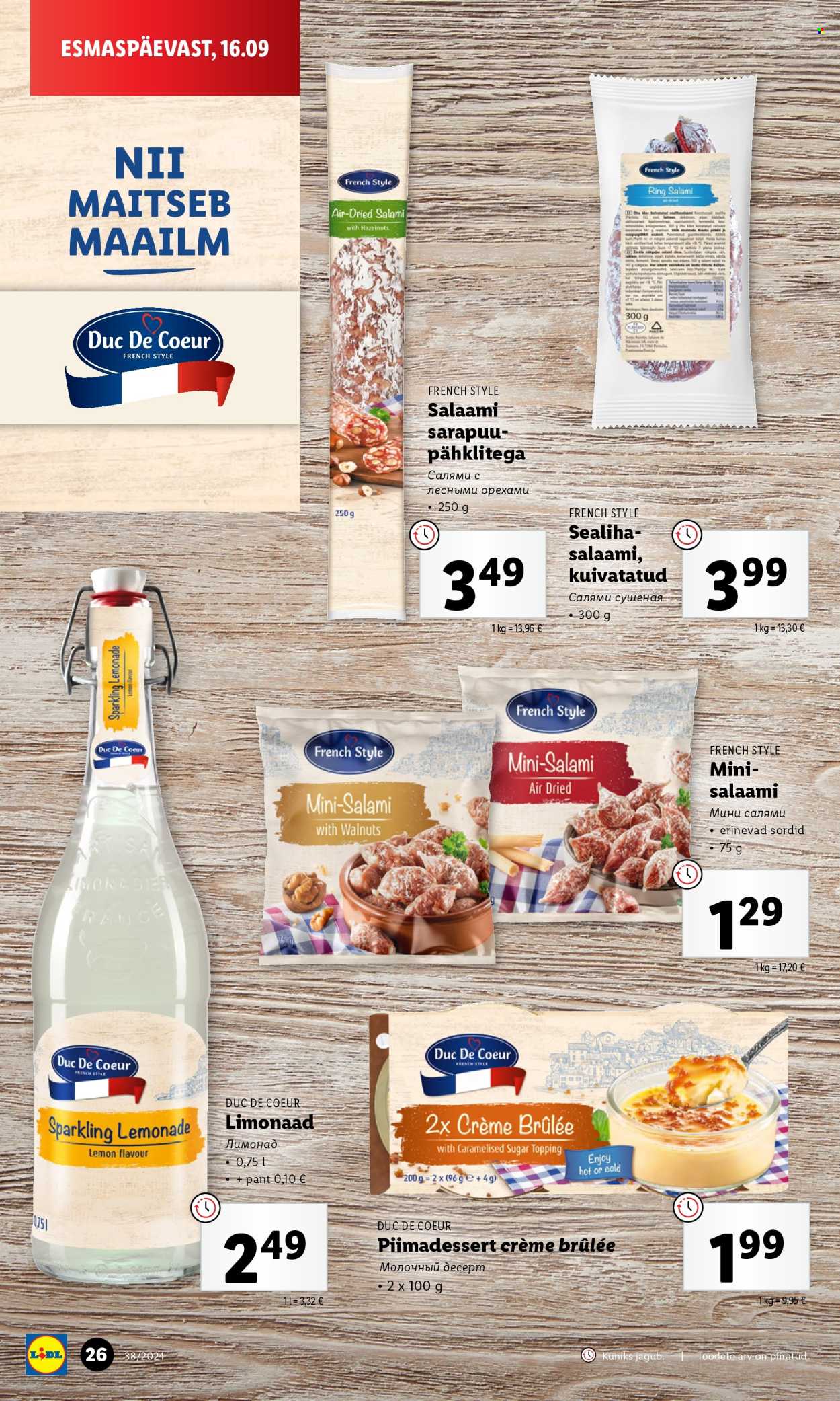 lidl - Lidl kliendileht - Kliendileht (16.09 - 22.09.2024) - page: 26