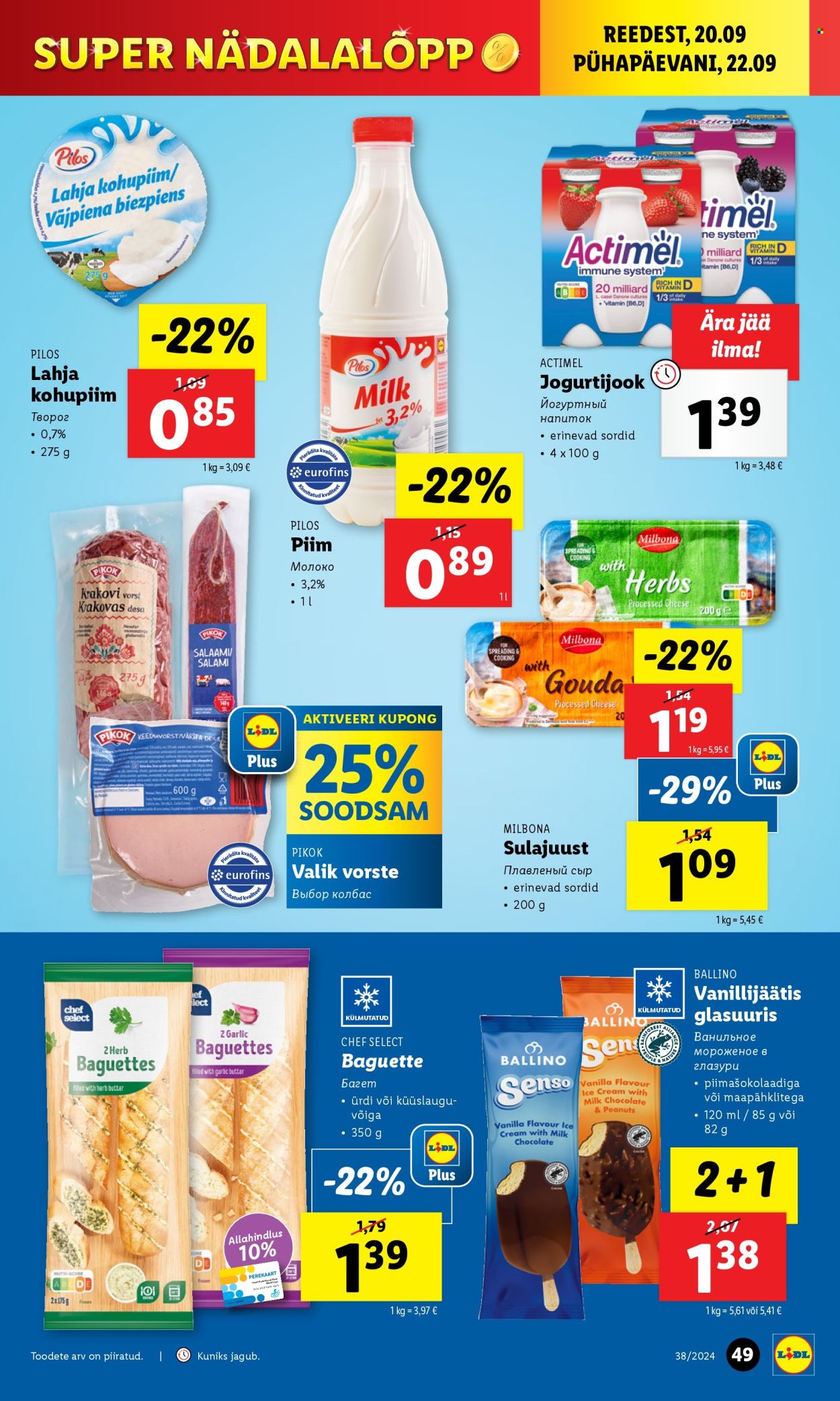 lidl - Lidl kliendileht - Kliendileht (16.09 - 22.09.2024) - page: 49